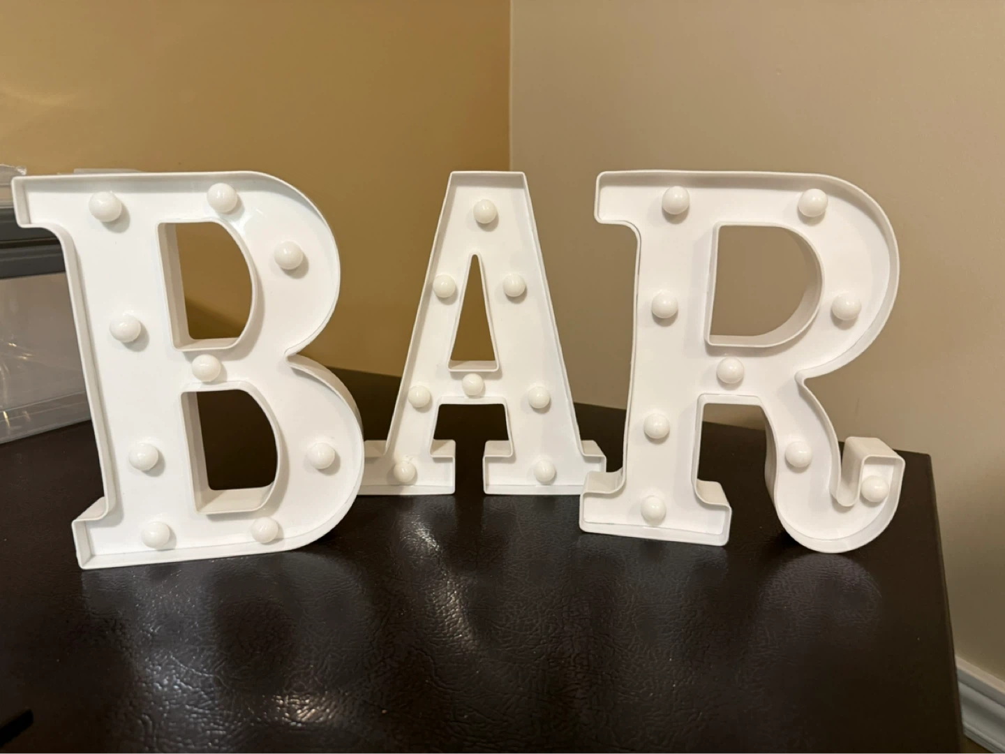 White BAR Marquee Letter Lights - photo 2