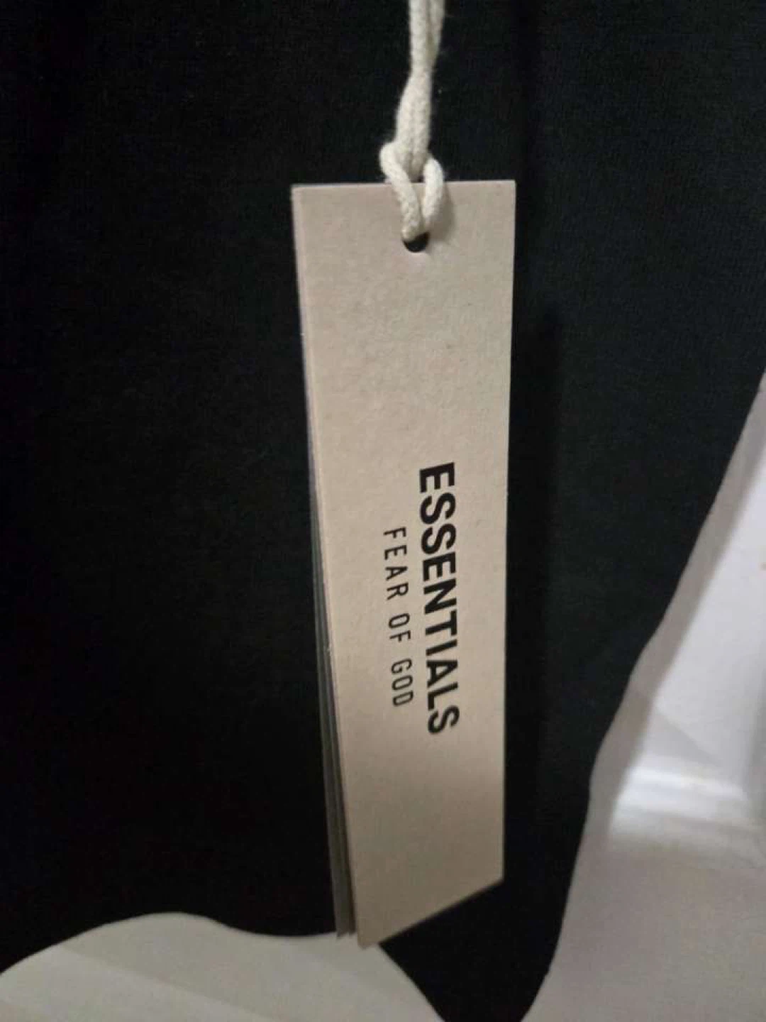 Black Fear of God Essentials T-Shirt - photo 3