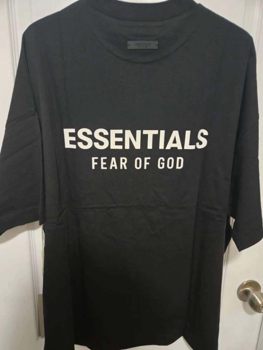Black Fear of God Essentials T-Shirt - photo 4