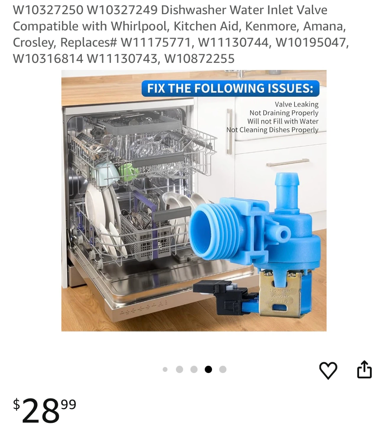 Dishwasher Water Inlet Valve - photo 5