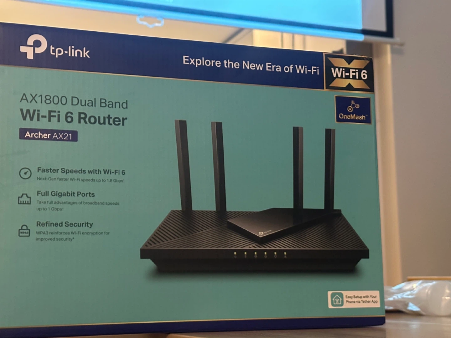 TP-Link Archer AX21 AX1800 Dual Band Wi-Fi 6 Router
