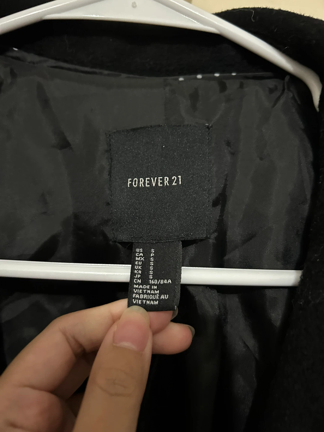 Forever 21 Black Double-Breasted Pea Coat - photo 3