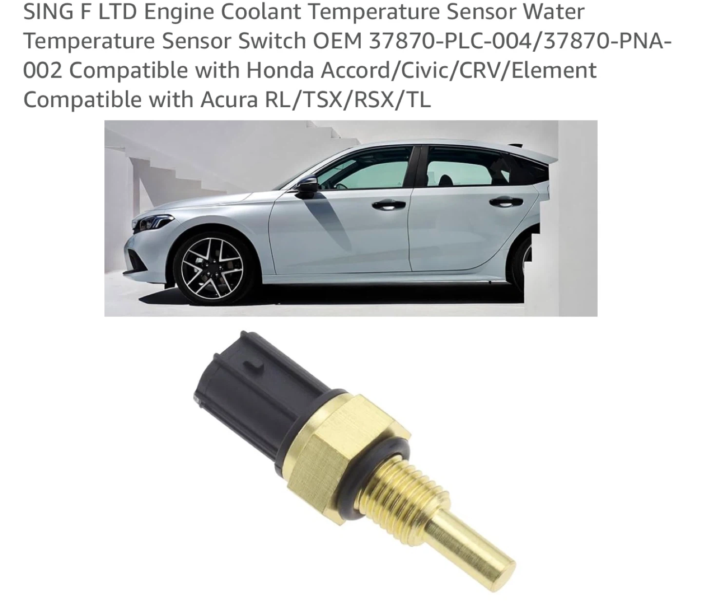 SING F LTD Engine Coolant Temperature Sensor - photo 3