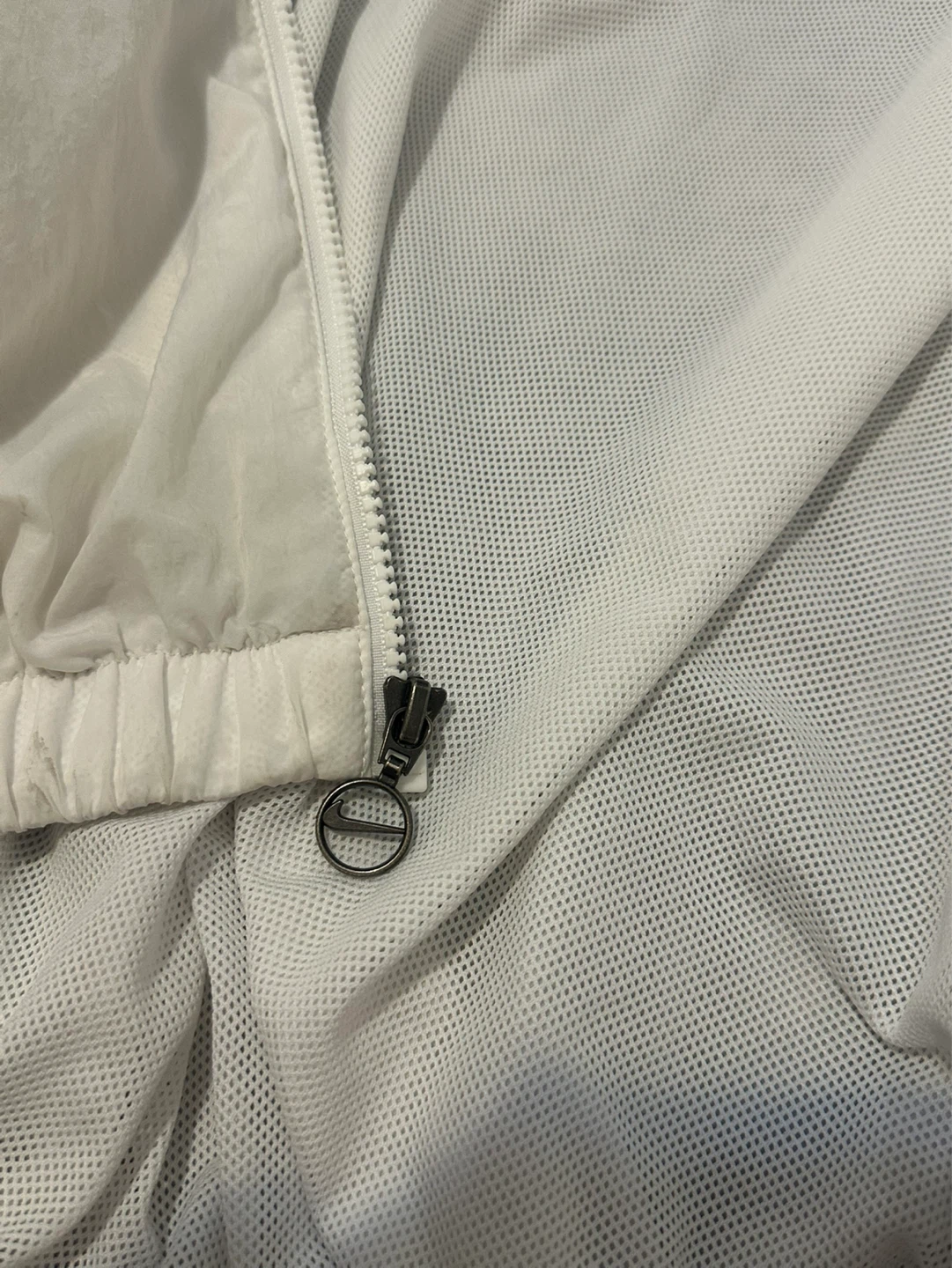 Nike White Windbreaker Jacket XS - photo 5