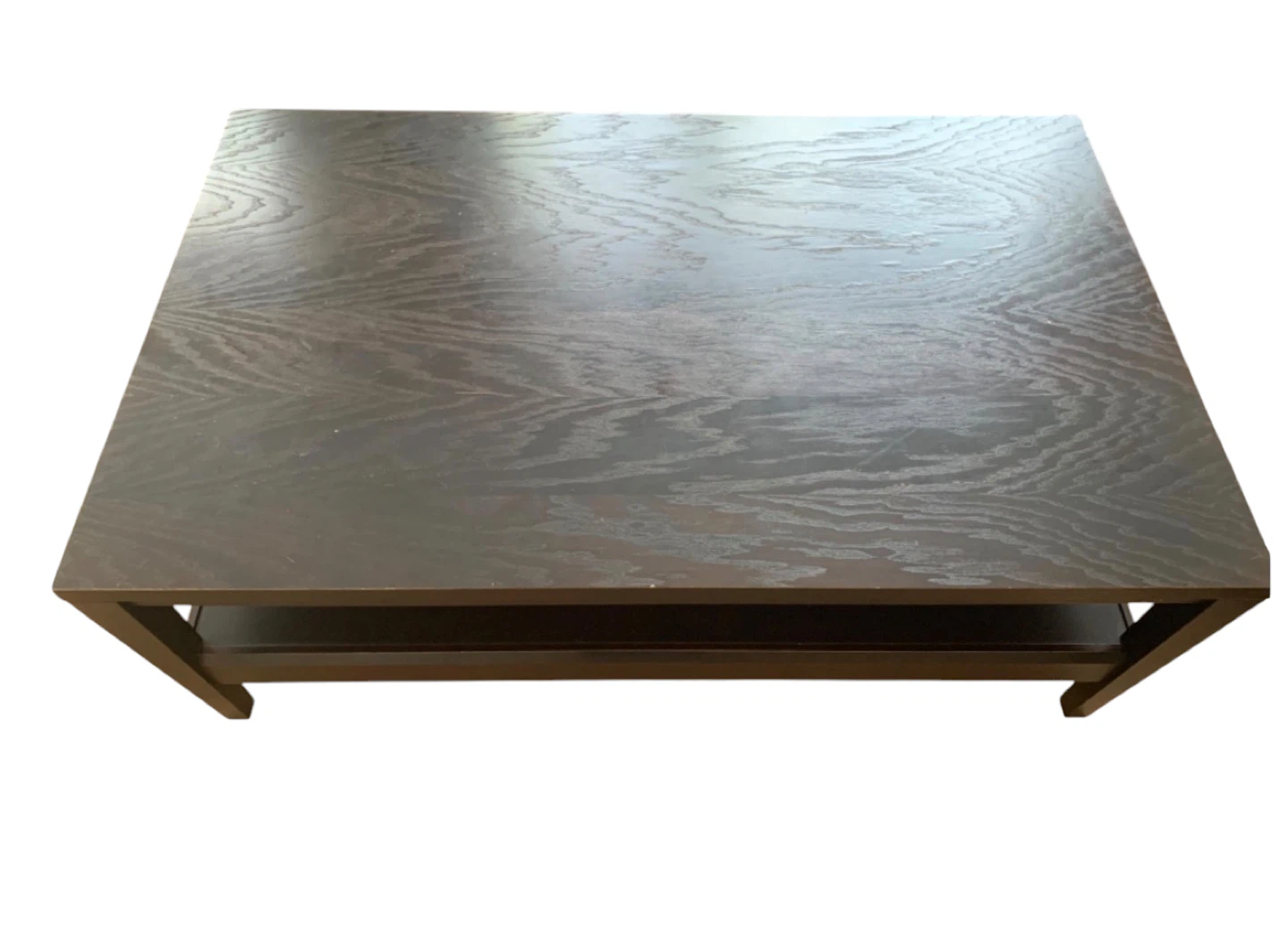 Crate & Barrel Baronet discontinued dark espresso wood table - photo 2