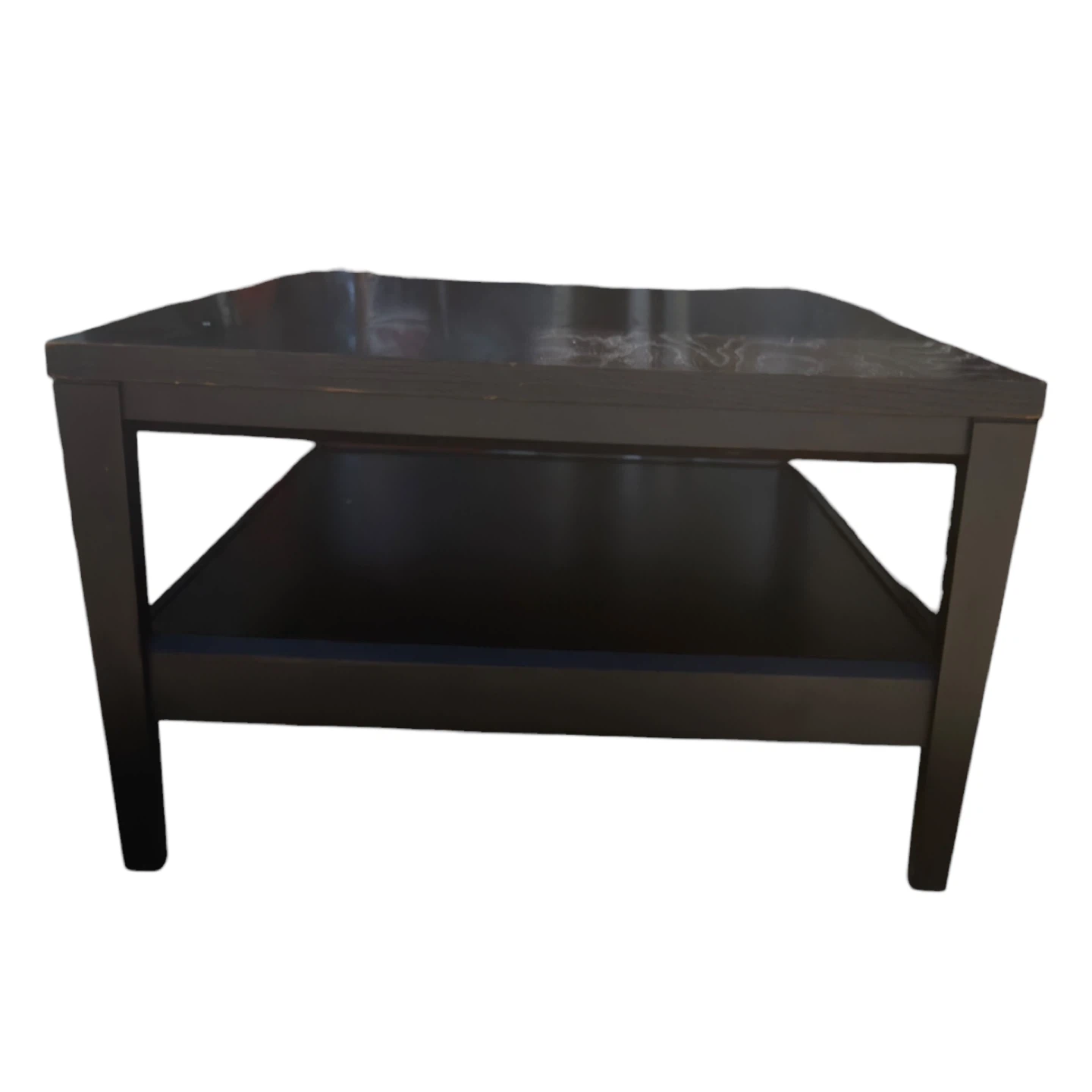 Crate & Barrel Baronet discontinued dark espresso wood table - photo 4