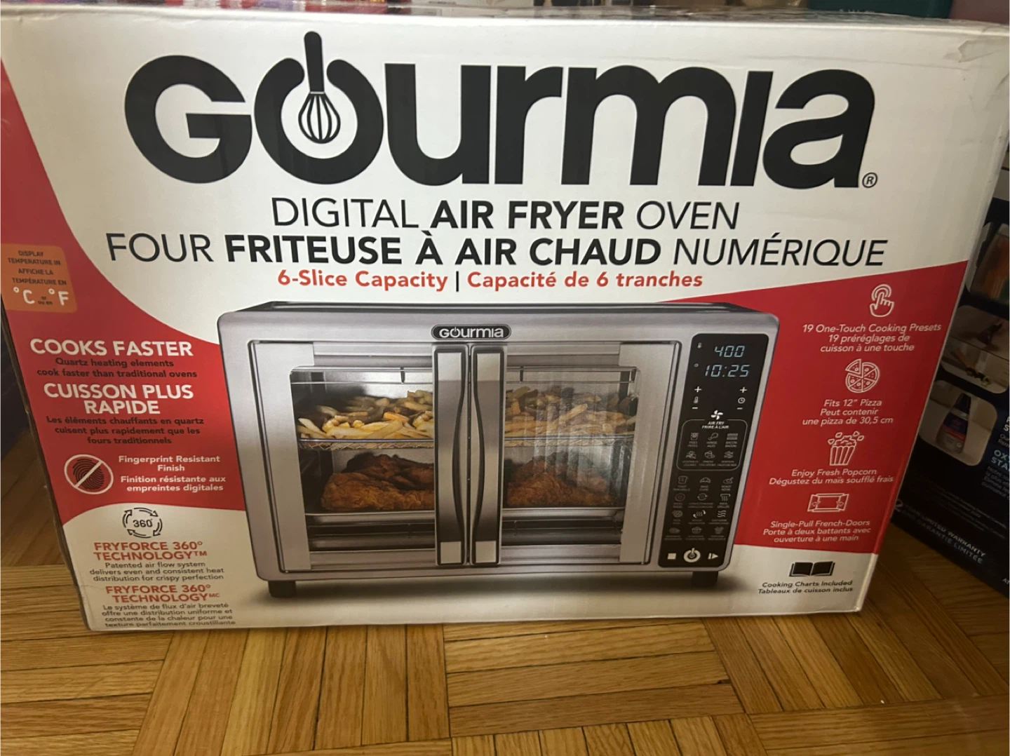 Gourmia Digital Air Fryer Toaster Oven GTF7465 - photo 2