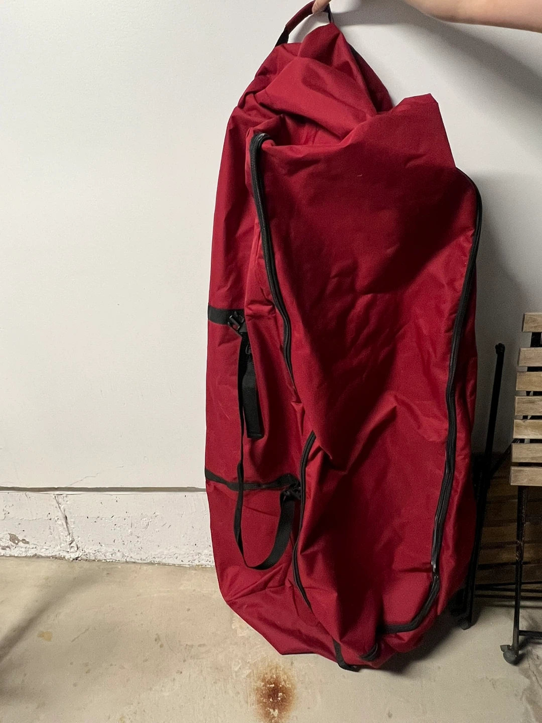 Red Duffel Bag / Storage Bag