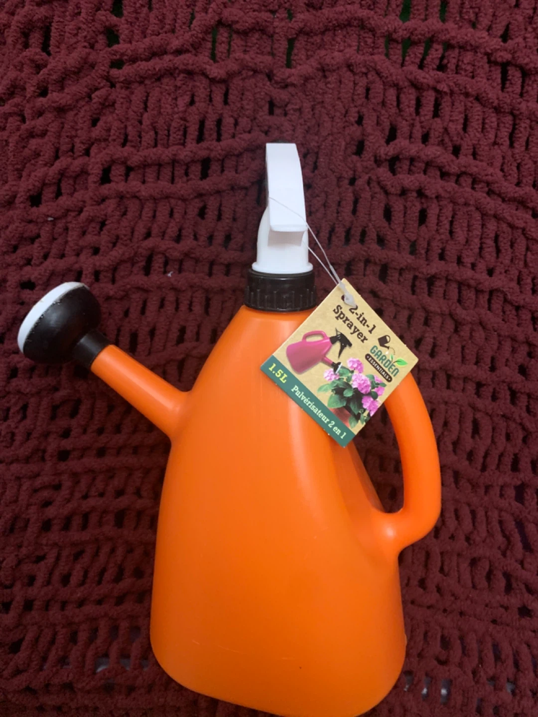 Garden Essentials 2-in-1 Sprayer Watering Can