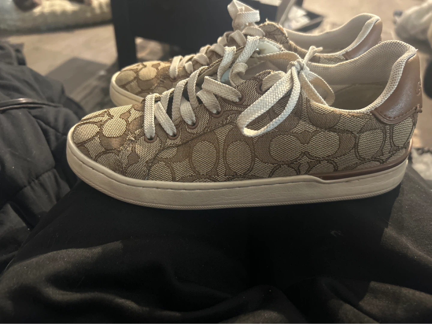 Coach Signature Canvas Sneakers - photo 4