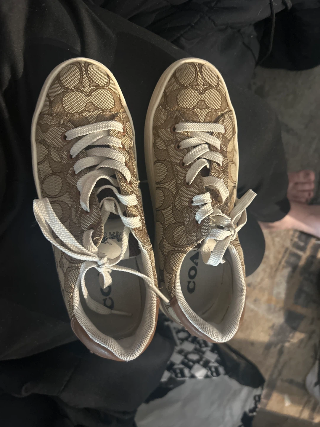 Coach Signature Canvas Sneakers