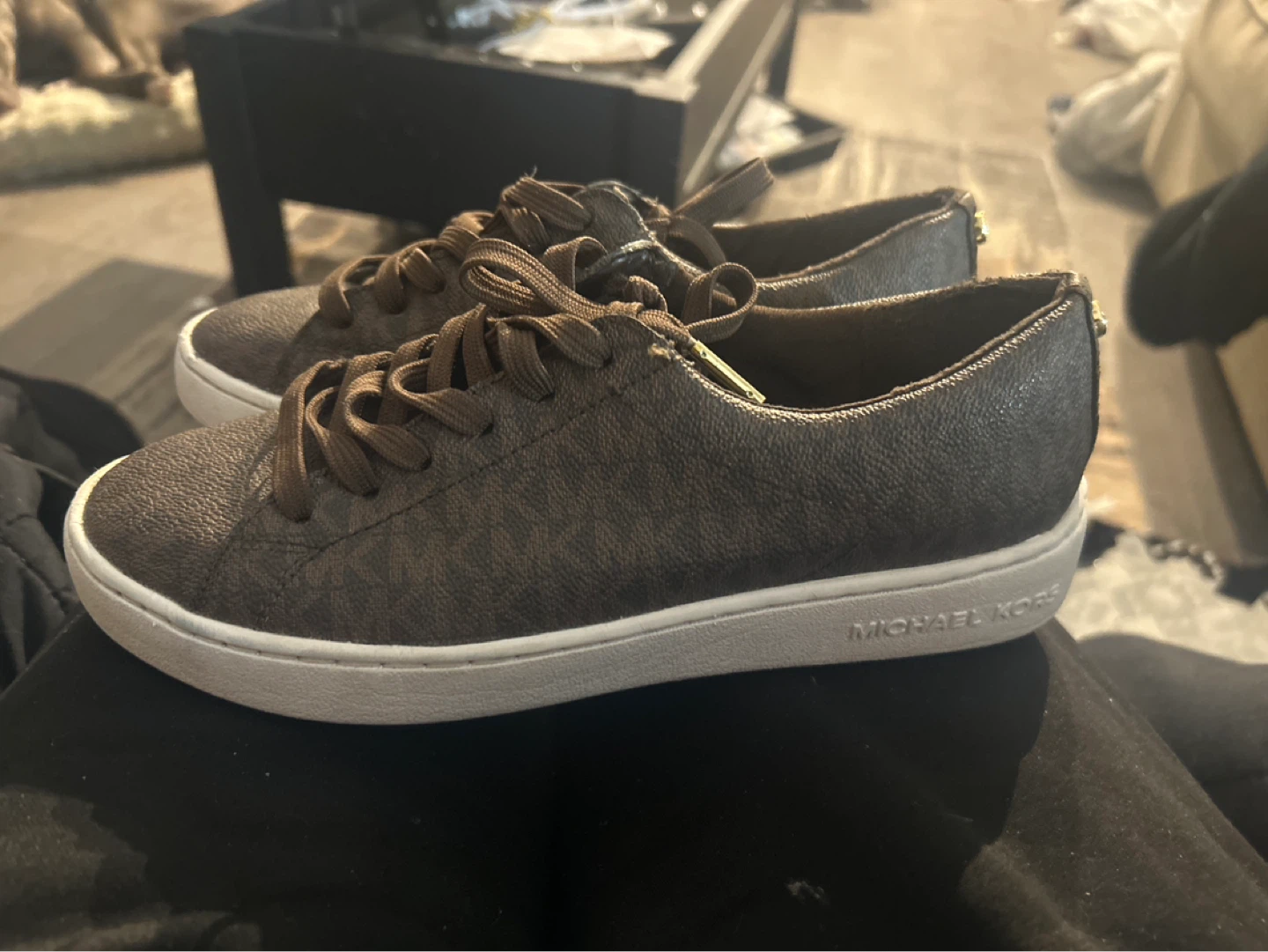 Michael Kors Logo Print Sneakers - photo 2