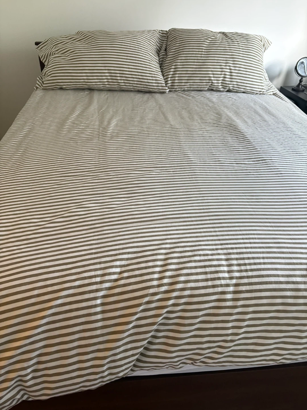 Striped Duvet Cover and Pillowcases