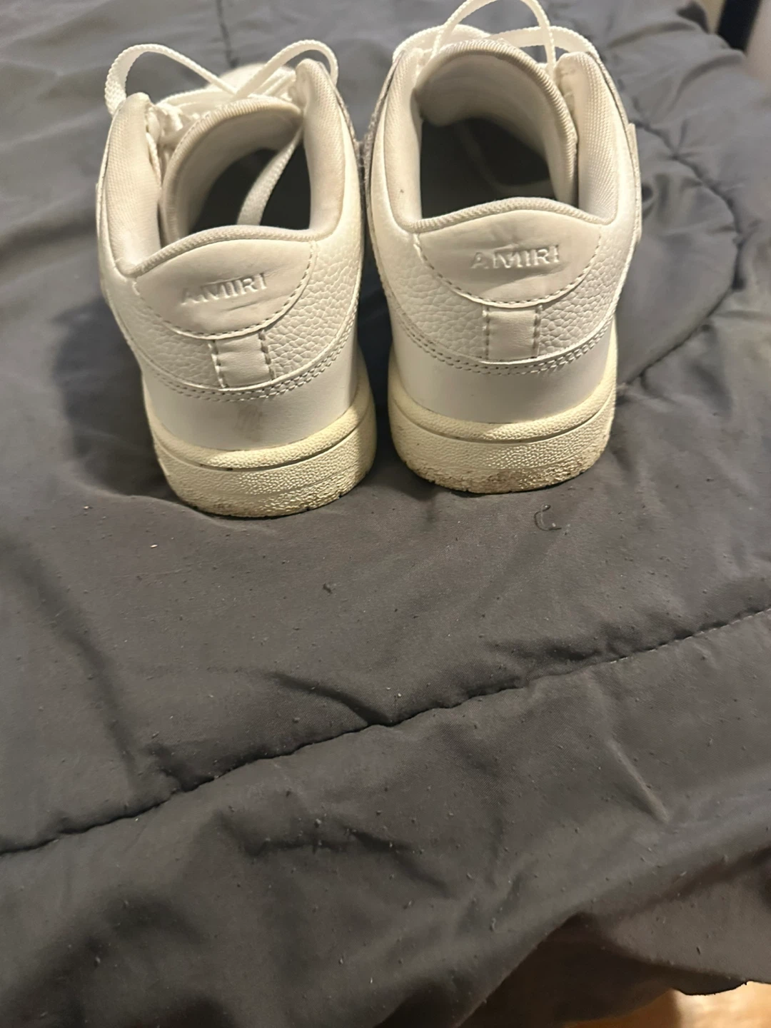 AMIRI White Leather Skeleton Low Top Sneaker - photo 4