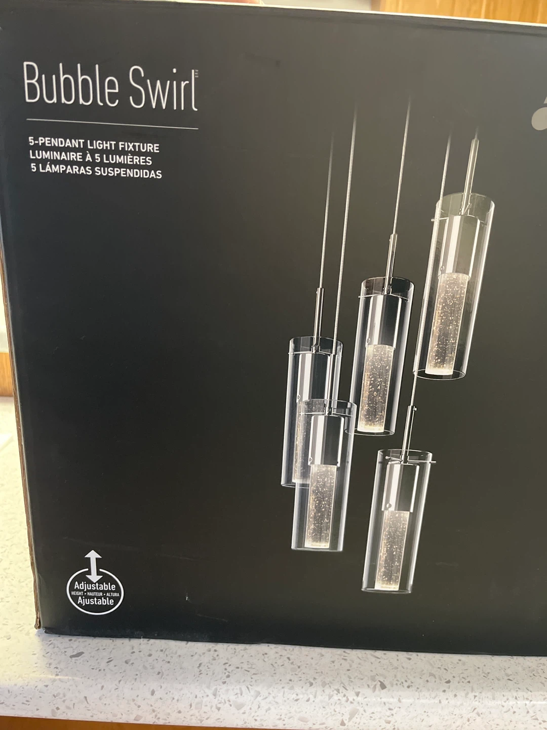 Artika Bubble Swirl 5-Pendant Light Fixture