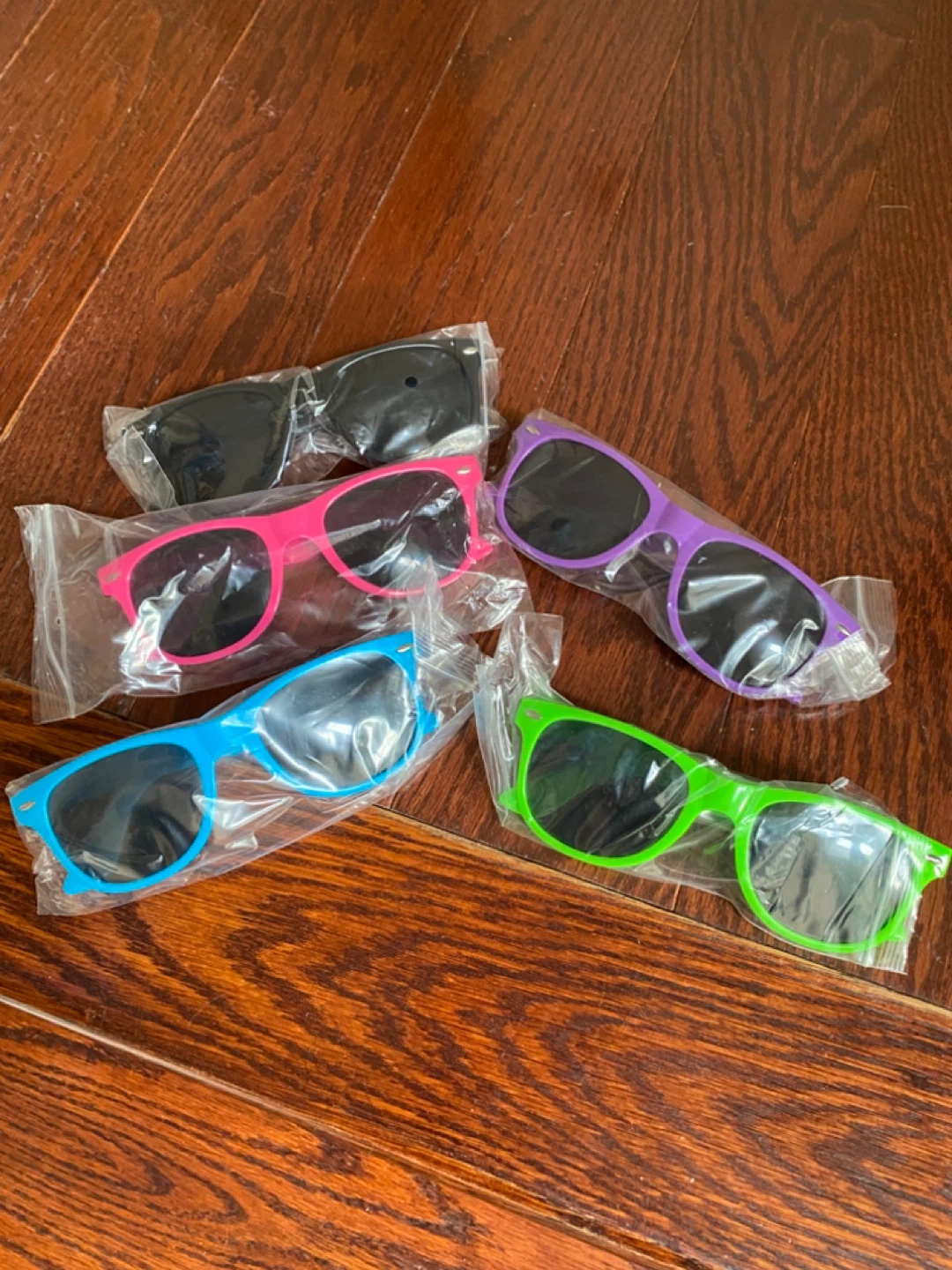 Set of 5 Coloured Sunglasses