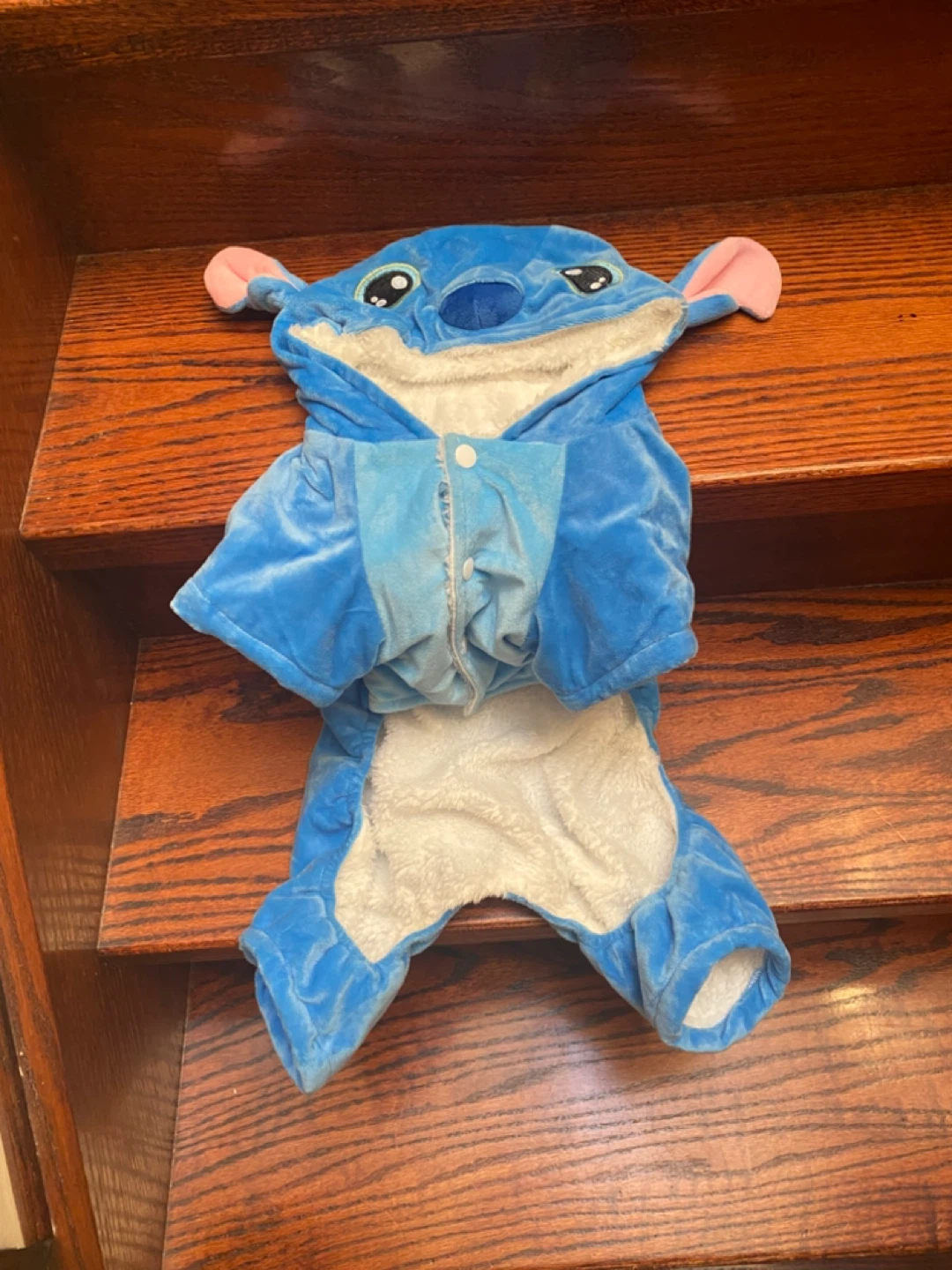 Blue Stitch Dog Costume Hoodie - photo 2