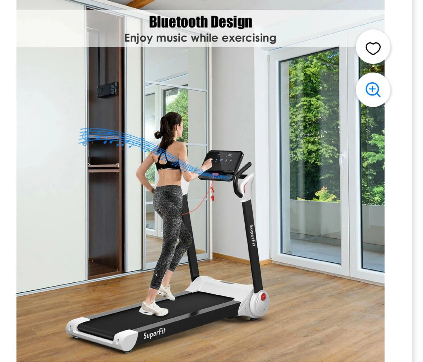 SuperFit Treadmill with Smart LED Screen - photo 2