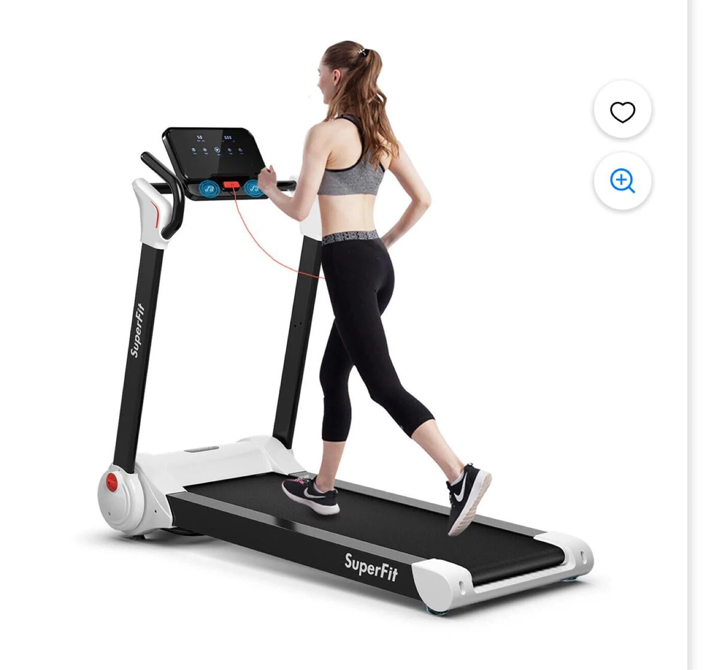 SuperFit Treadmill with Smart LED Screen