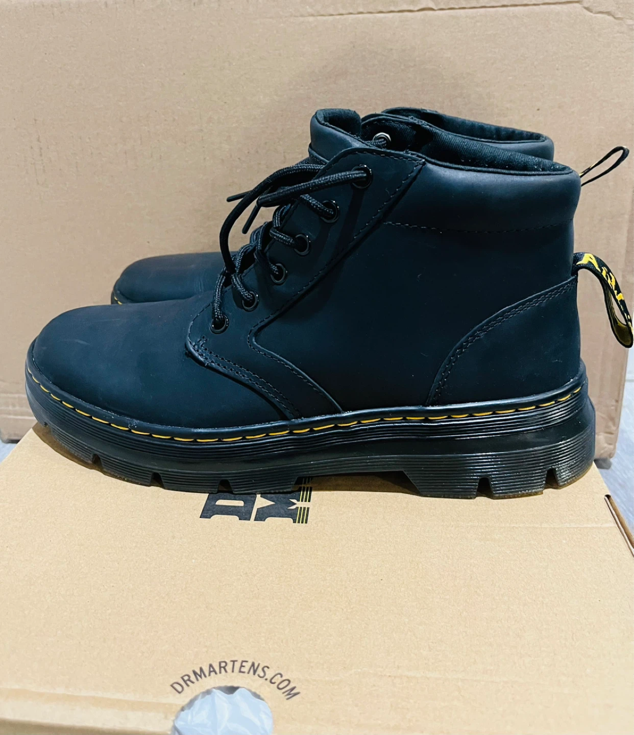 Used only Twice, Dr. Martens Black Bonny Leather Lace-Up Boots - photo 3