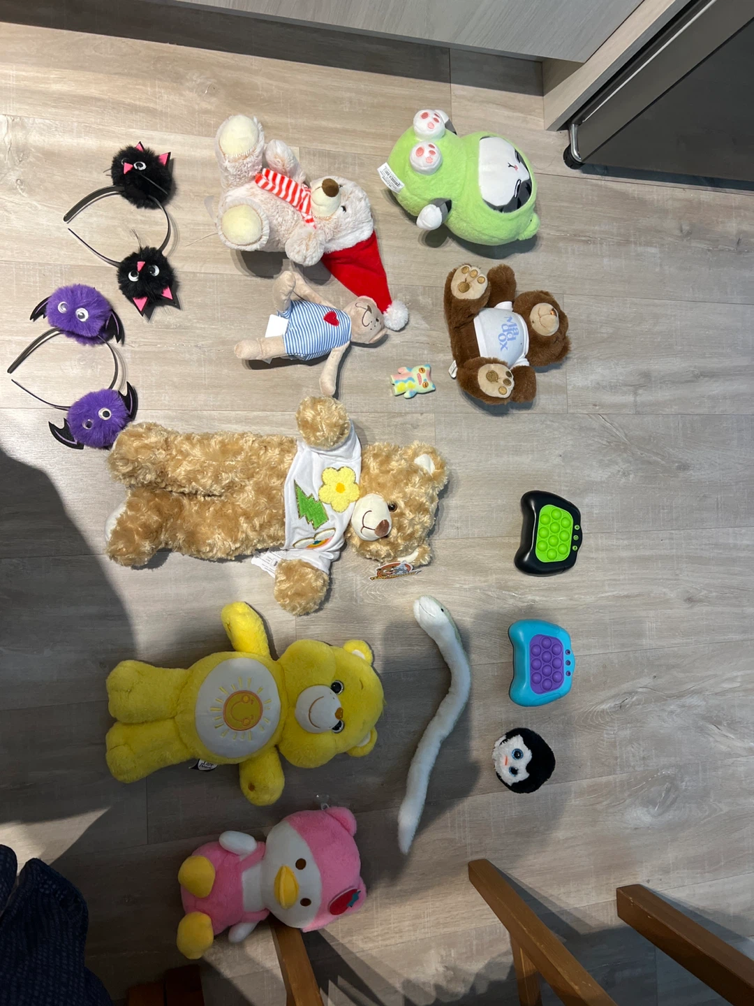 Bundle of Stuffed Animals and Headbands