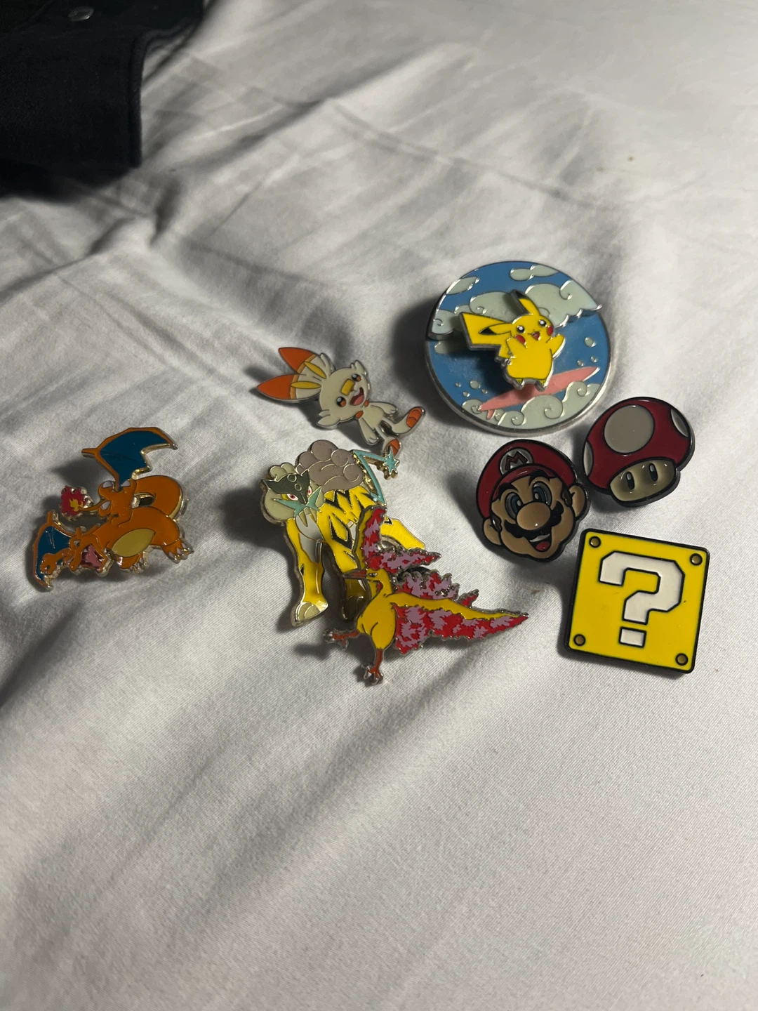 Assorted Video Game Pins (Pokemon & Mario)