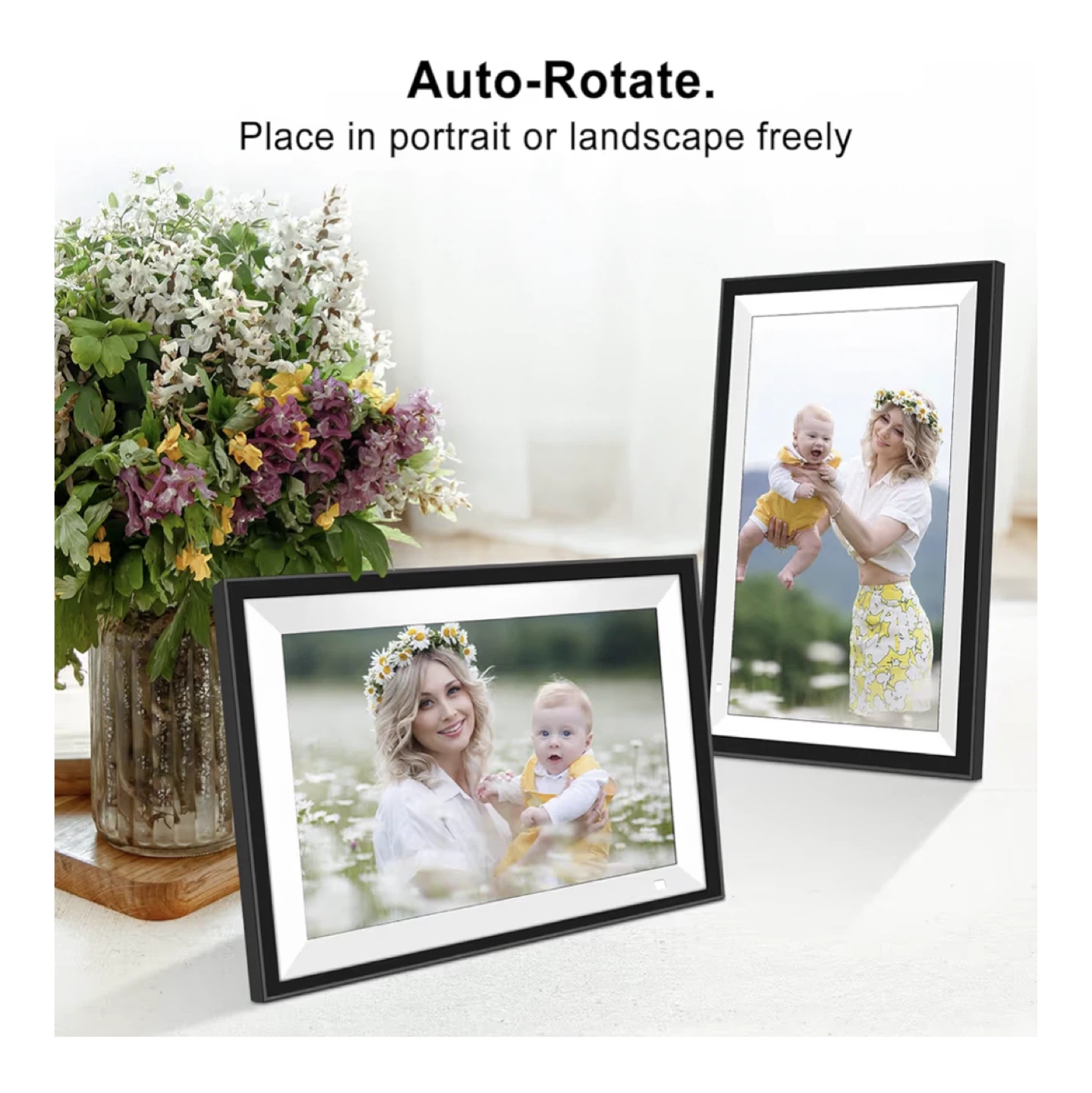 YOUYU Smart Digital Picture Frame 10.1 Inch IPS Touchscreen - photo 3