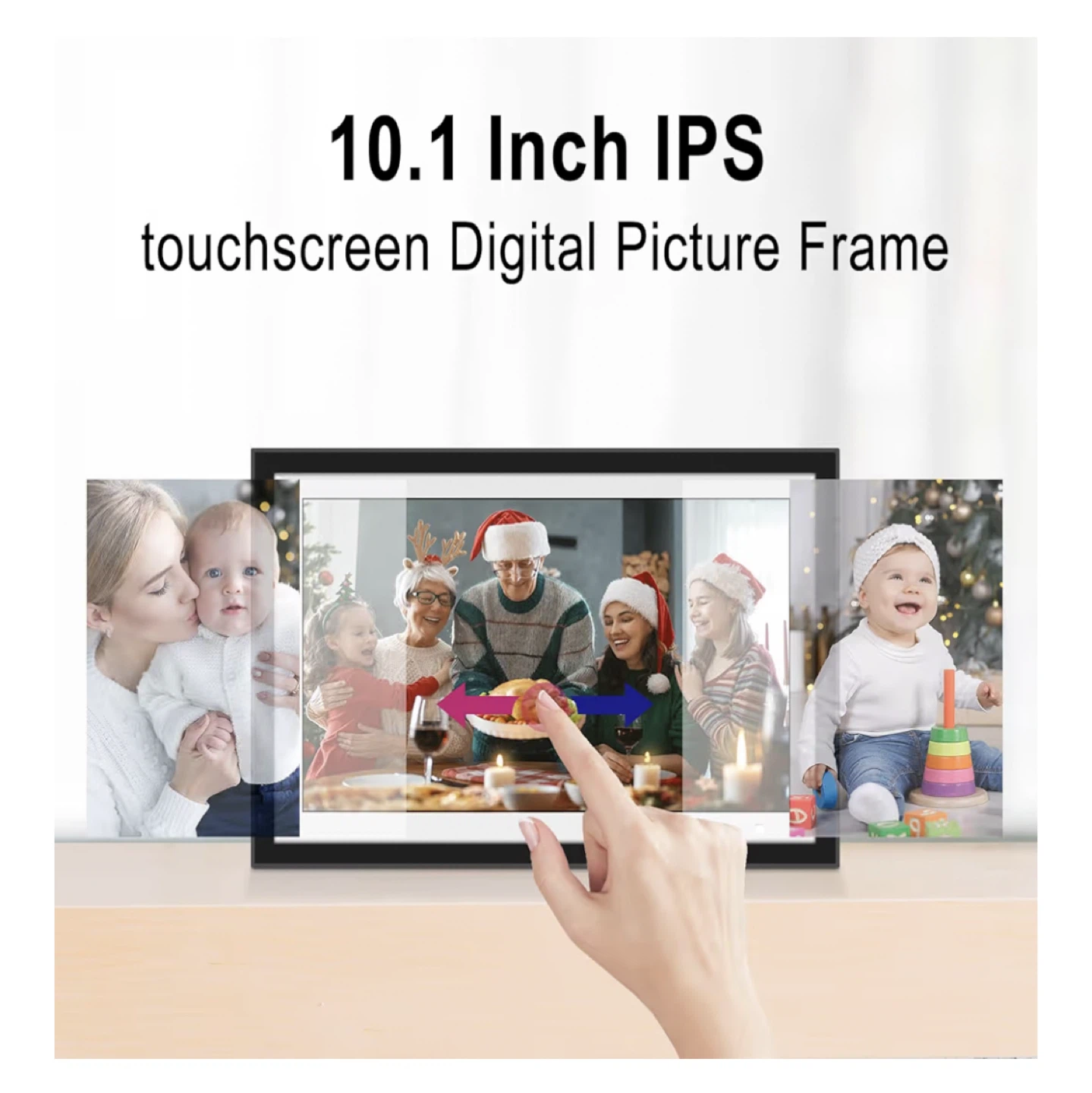 YOUYU Smart Digital Picture Frame 10.1 Inch IPS Touchscreen - photo 4
