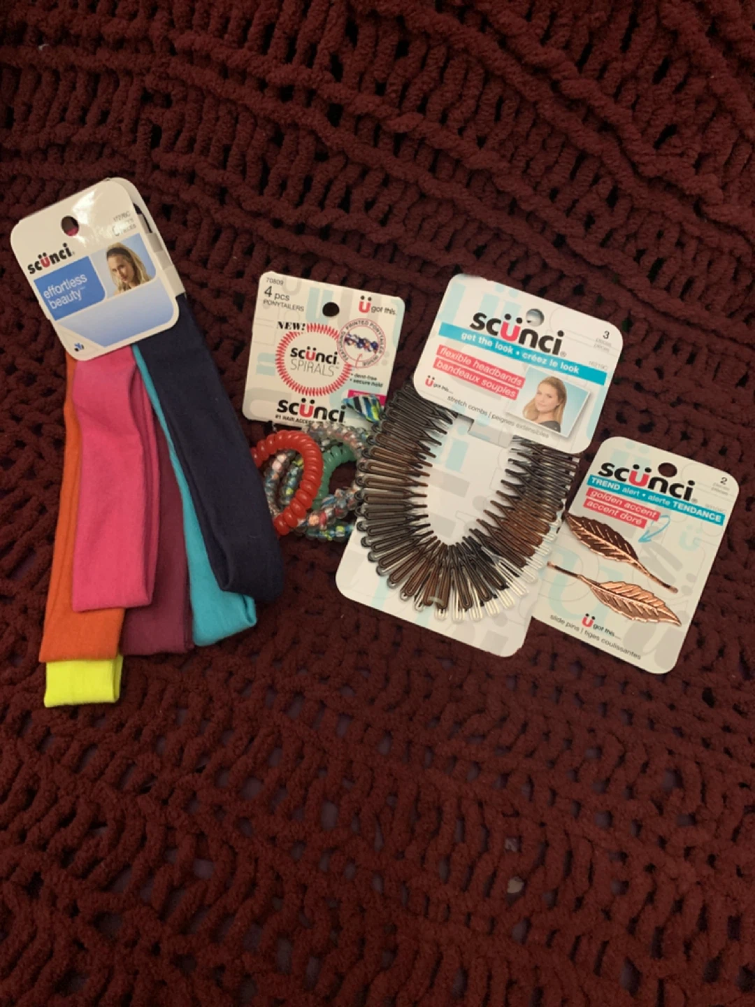 Scunci Hair Accessories Lot Package