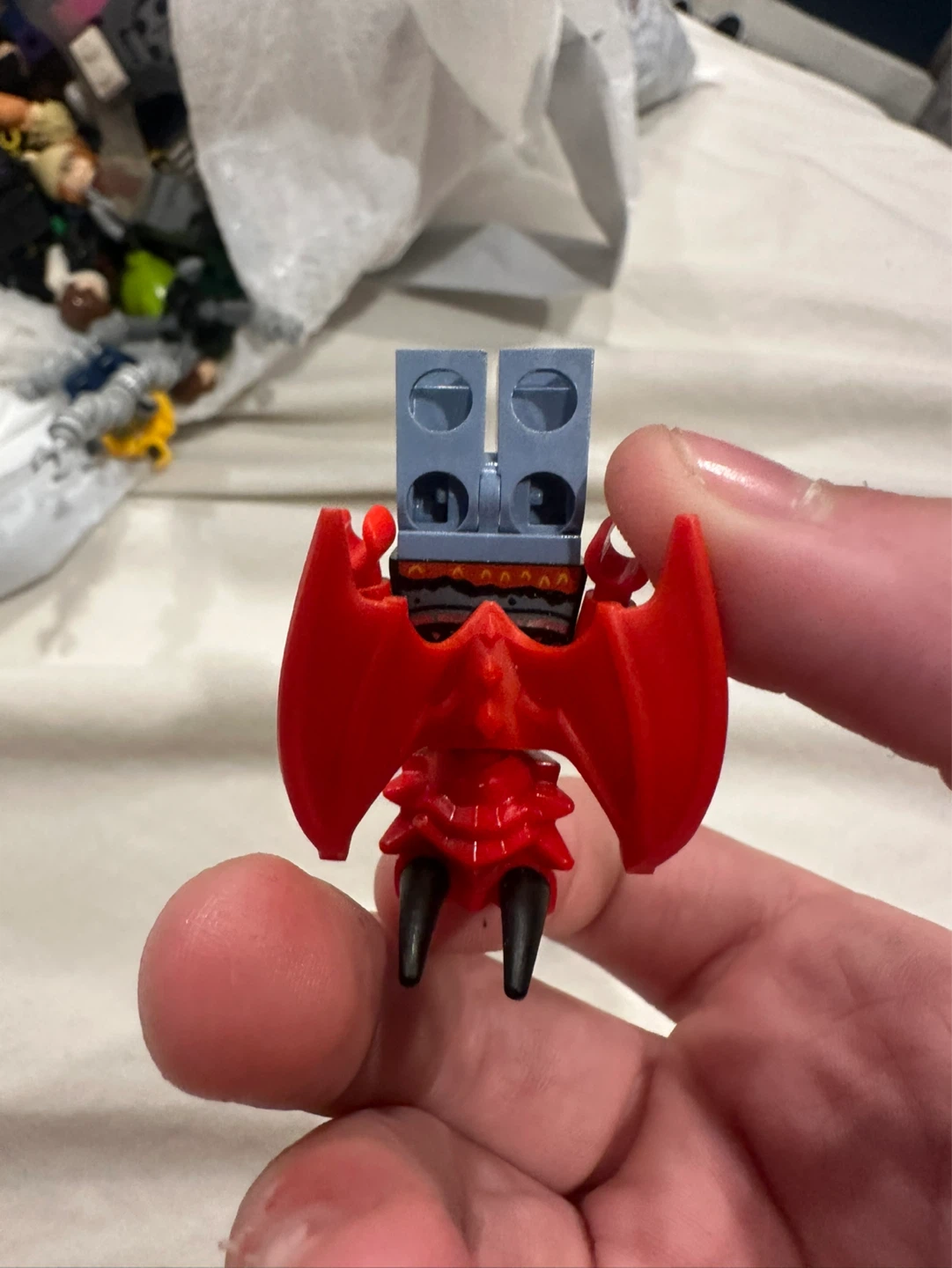 LEGO Red Dragon Mini figure very rare mint condition - photo 4