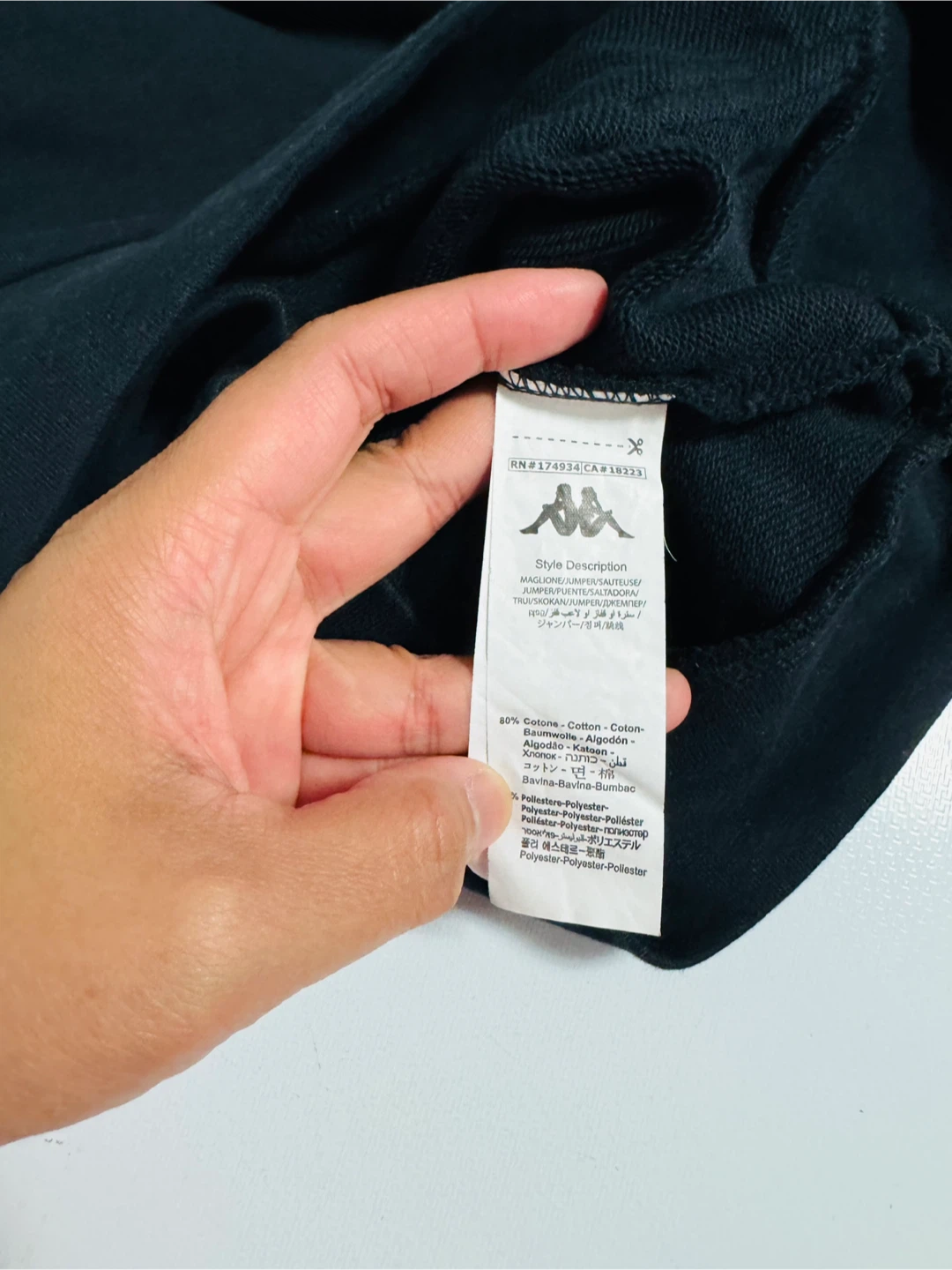 Kappa Hoodie Large Grey - photo 3