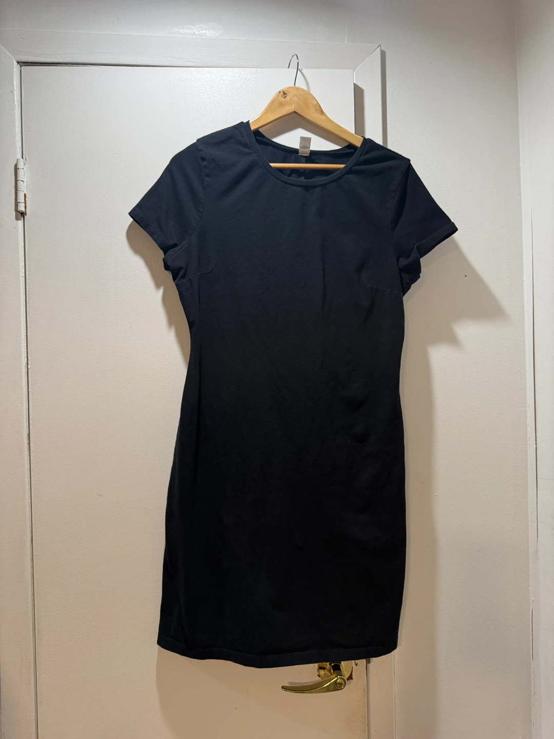 Old Navy Black T-Shirt Dress Size L