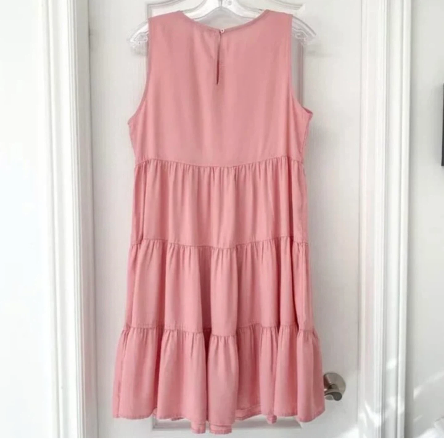 New - Tommy Hilfiger Pink Tiered Dress Size 6 - photo 2