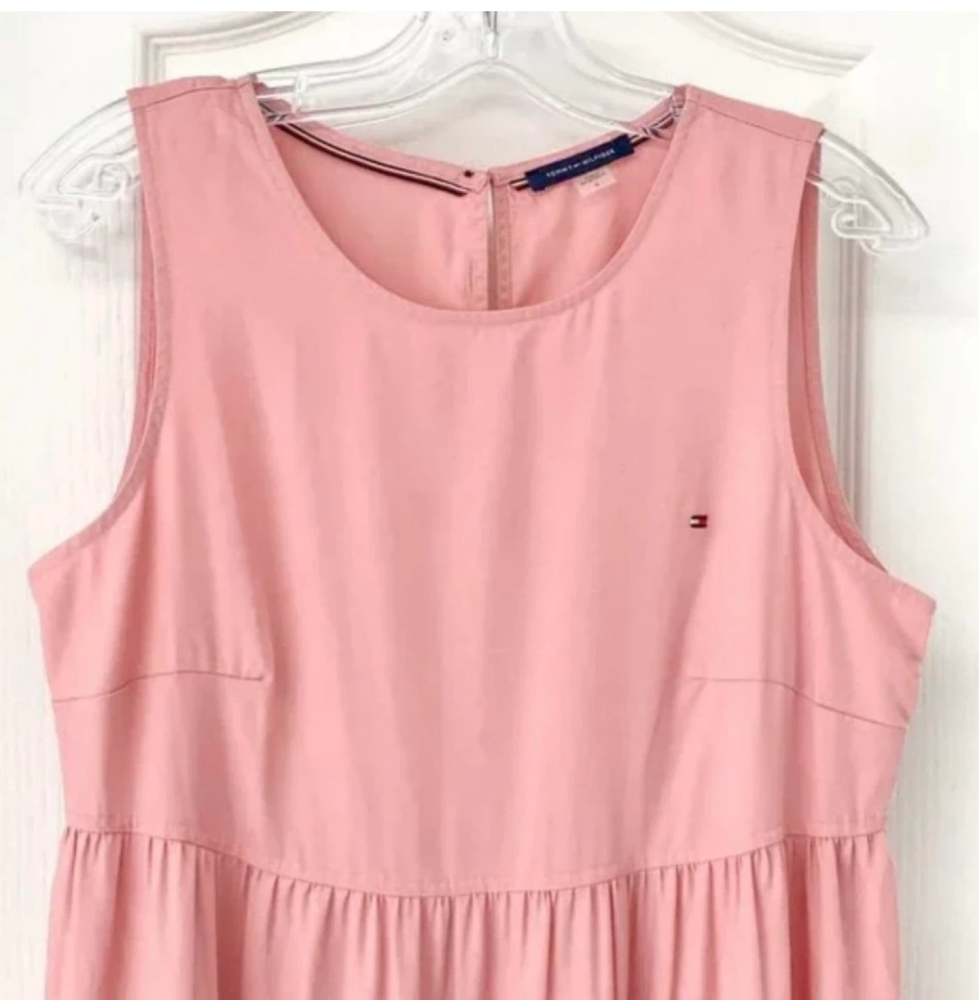 New - Tommy Hilfiger Pink Tiered Dress Size 6 - photo 3