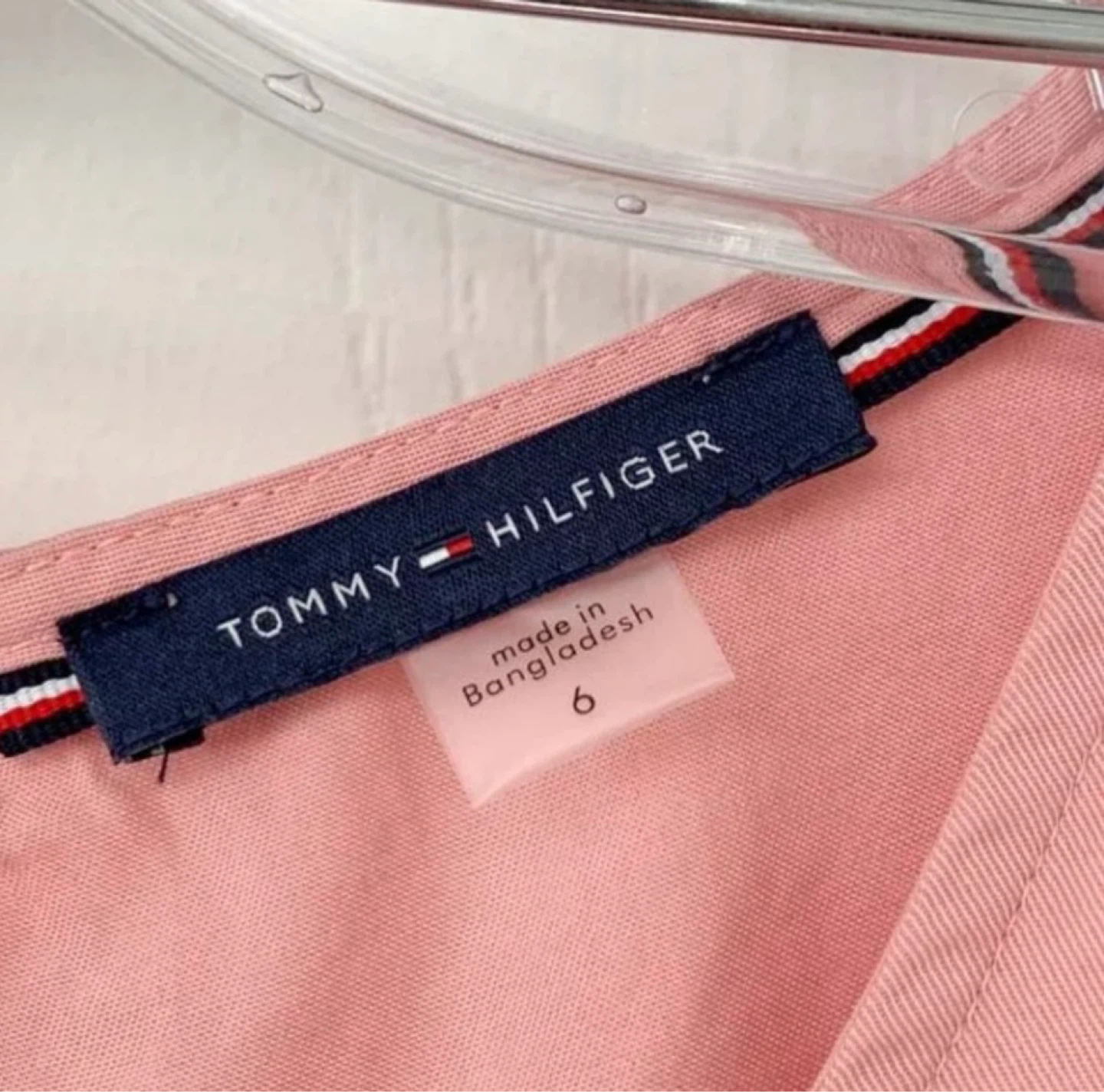New - Tommy Hilfiger Pink Tiered Dress Size 6 - photo 4
