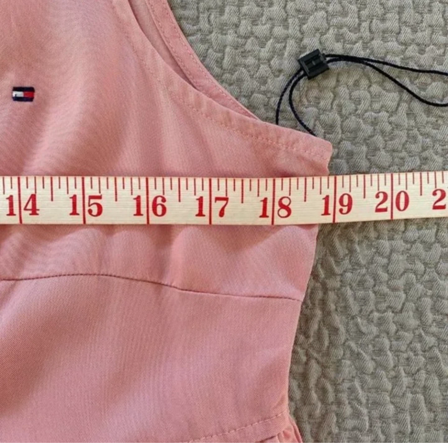 New - Tommy Hilfiger Pink Tiered Dress Size 6 - photo 5