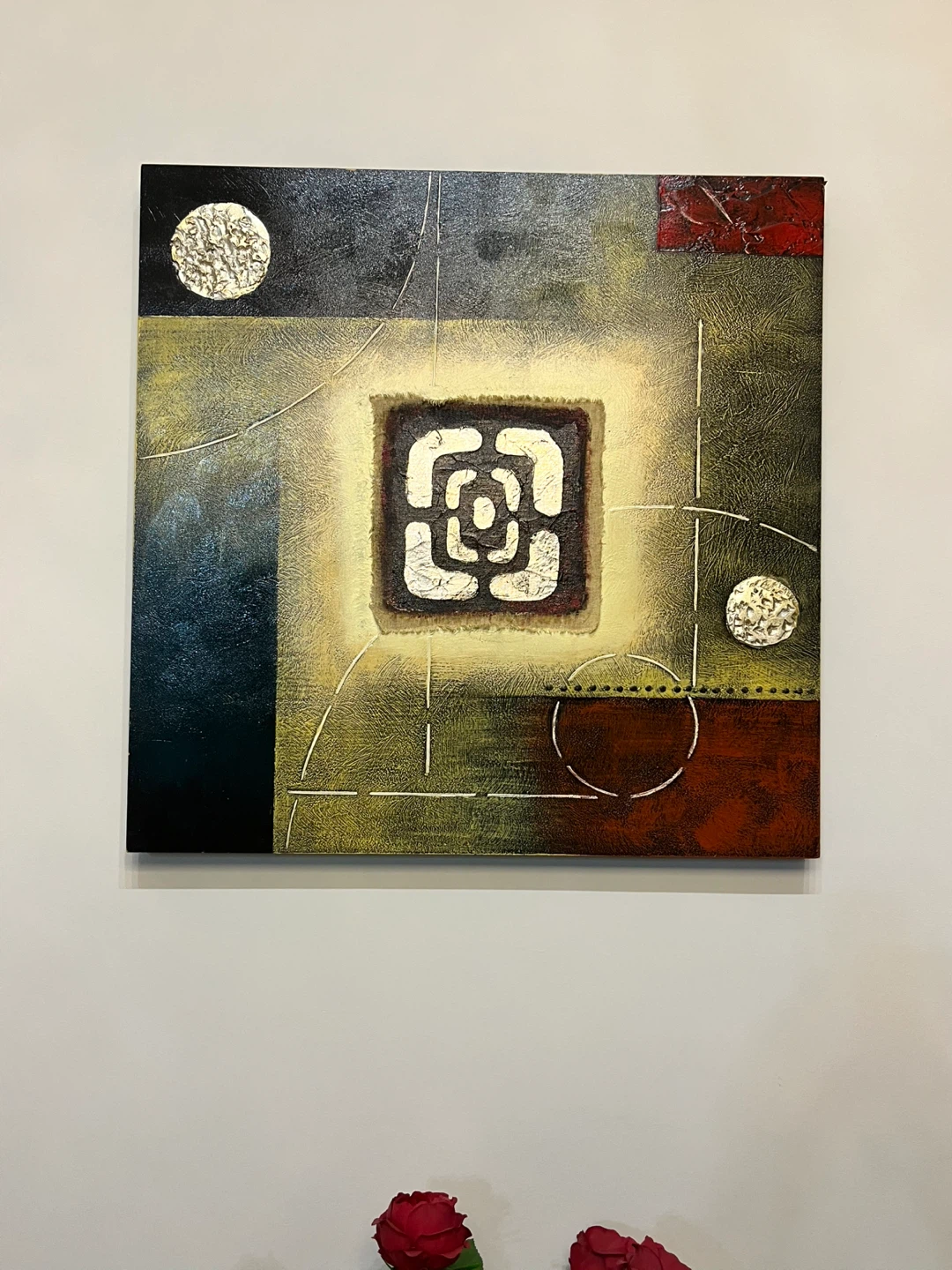 🌱 Abstract Wall Art Canvas Painting - photo 3