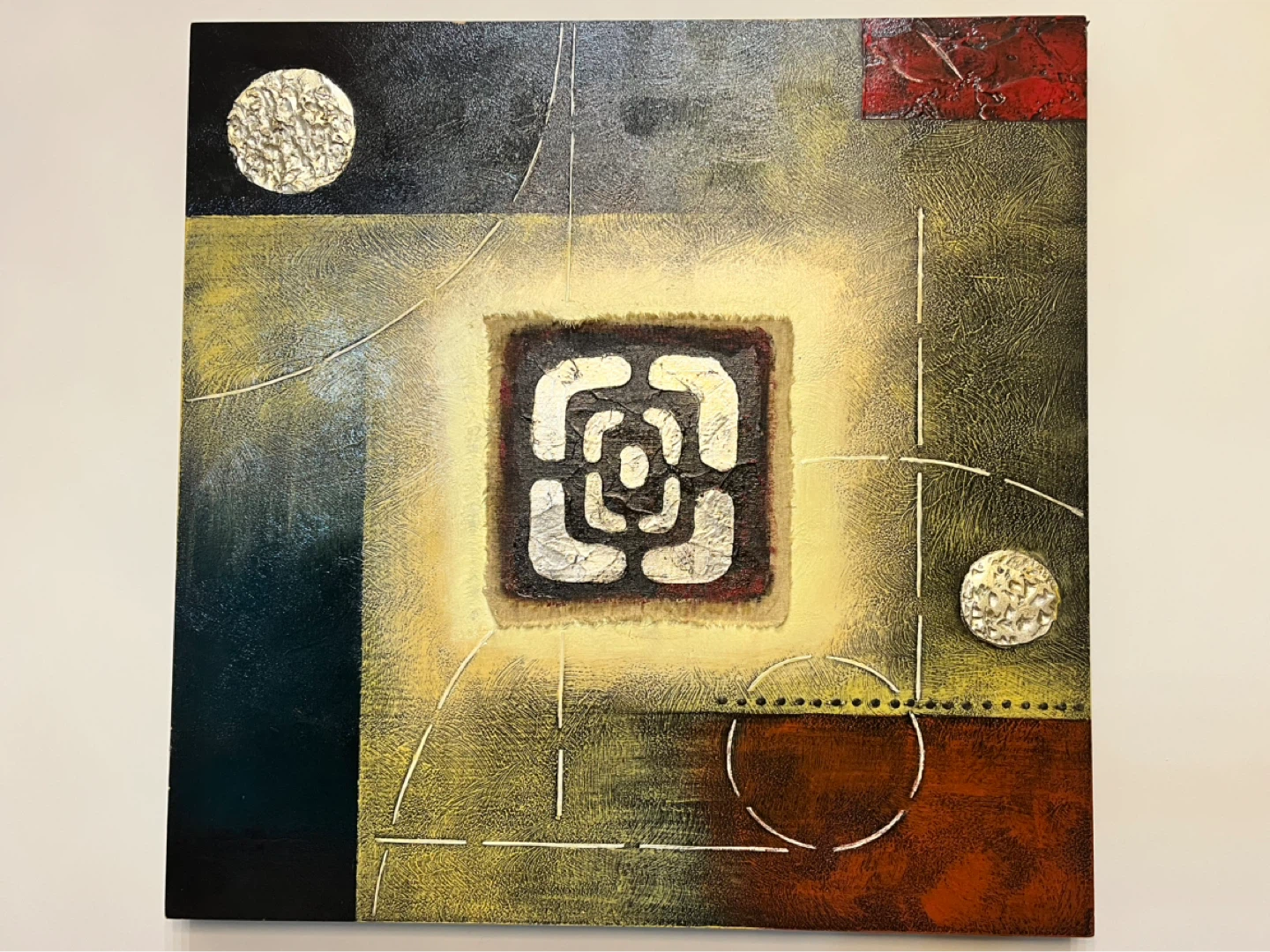 🌱 Abstract Wall Art Canvas Painting - photo 2