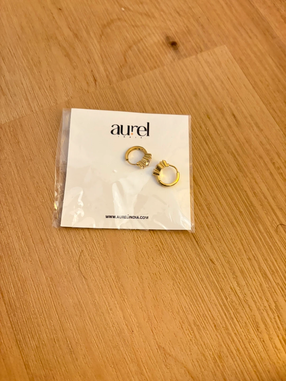 Aurel India Gold Hoop Earrings