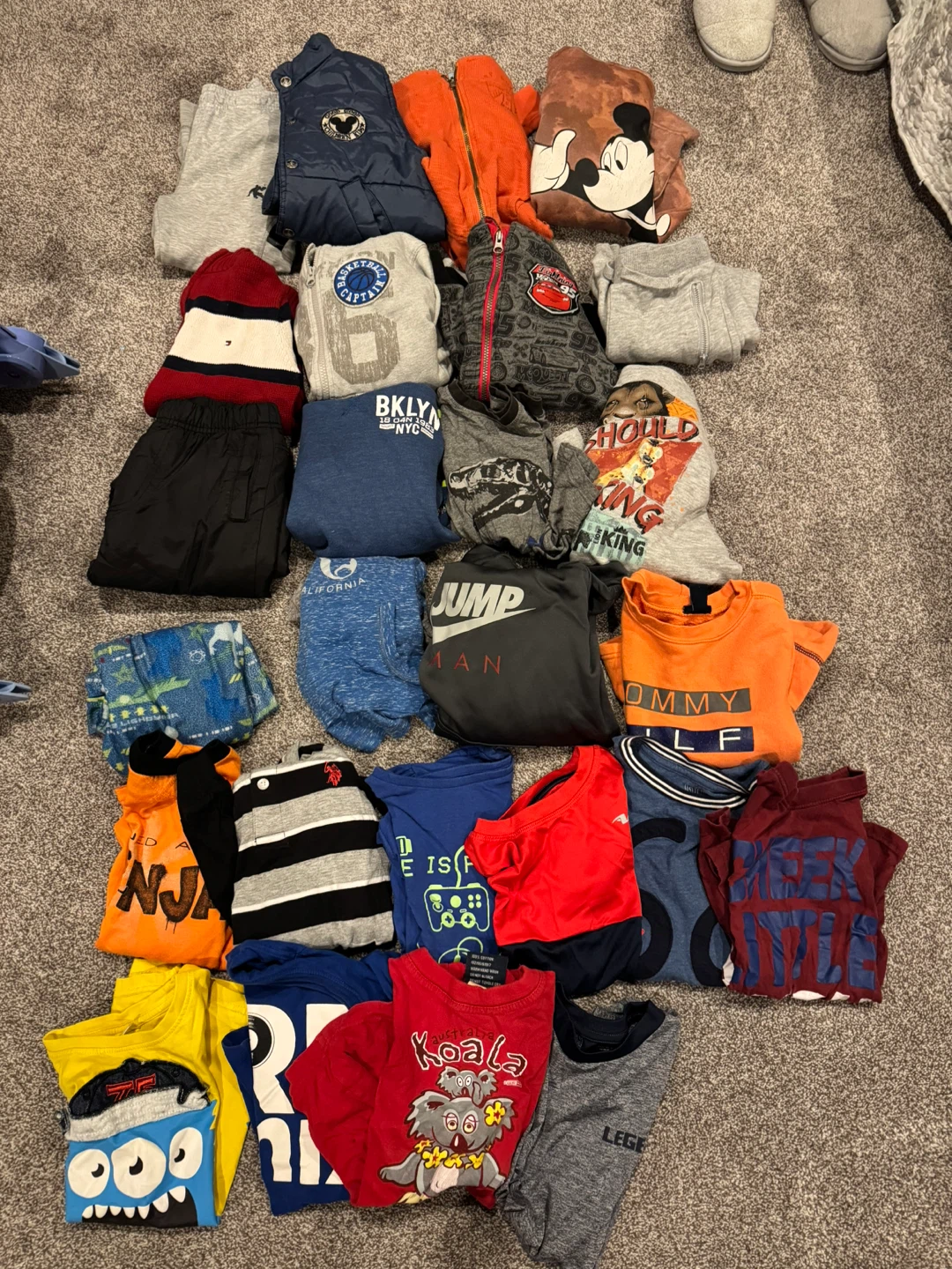 4-6T Boys Clothing Bundle - Assorted Tops and Bottoms