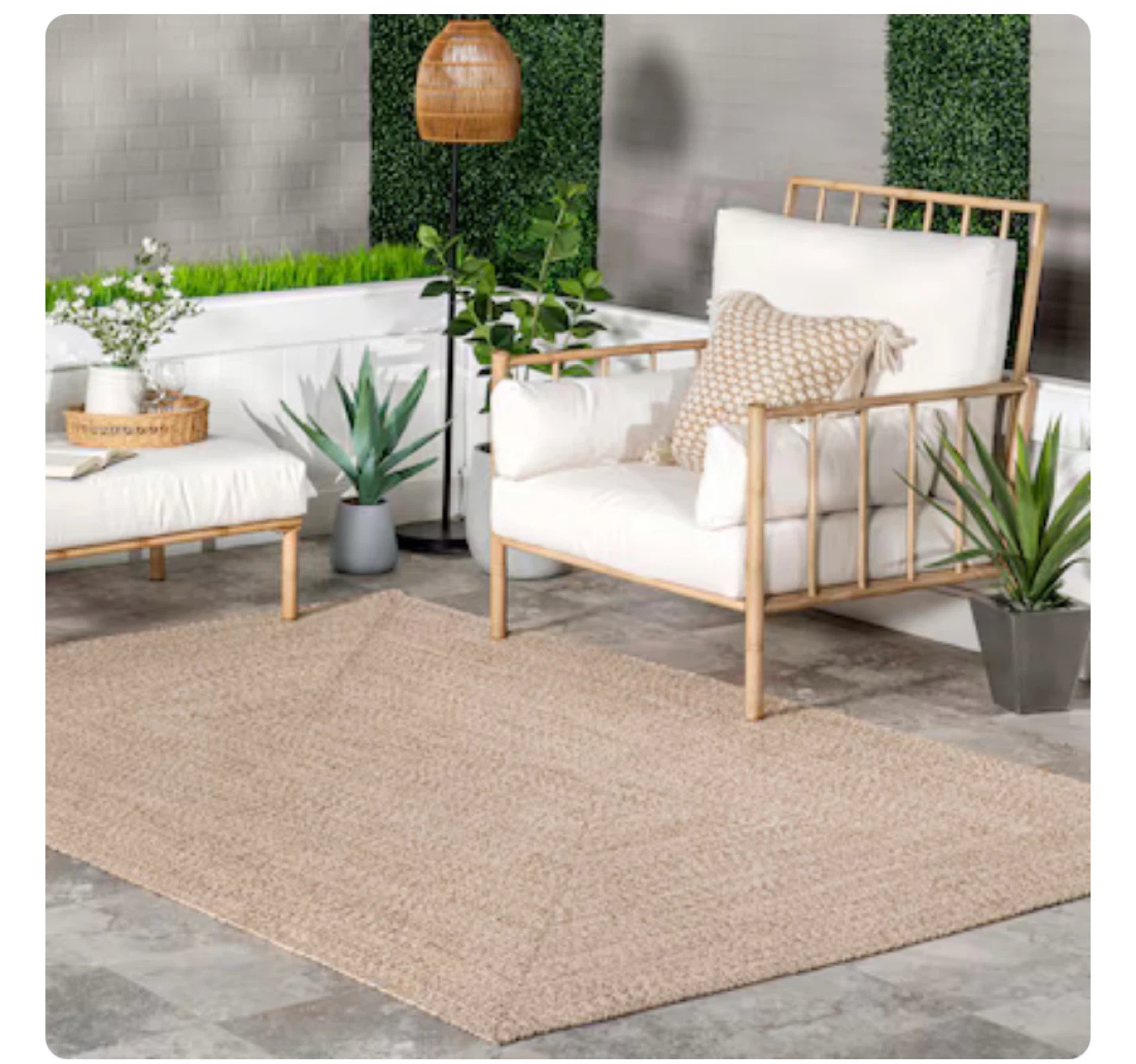 (4x6Ft) Indoor/Outdoor Rug