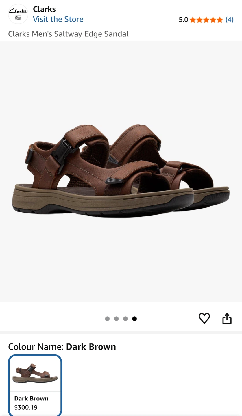 Clarks Men's Saltway Trail  Sandals - photo 4