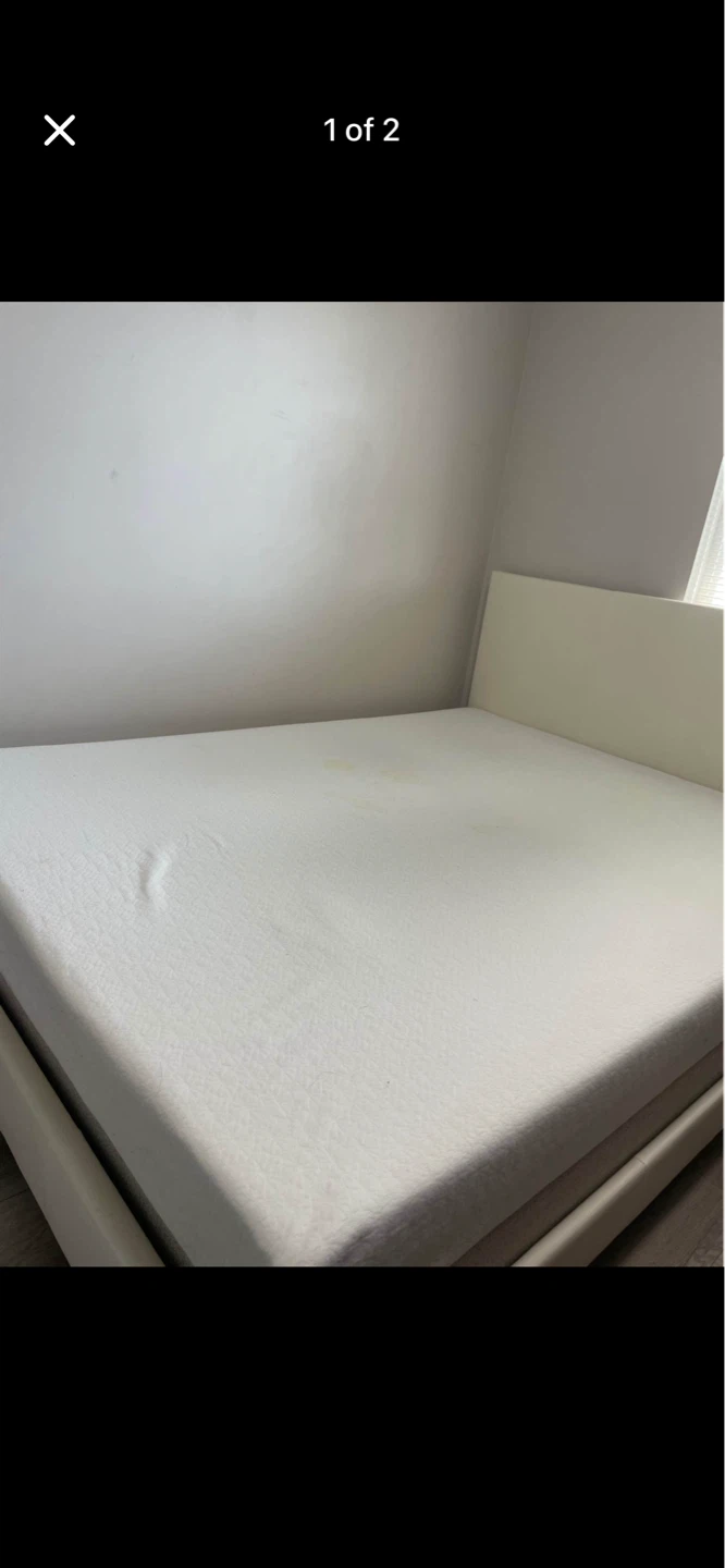 White Queen Bed Frame - photo 2