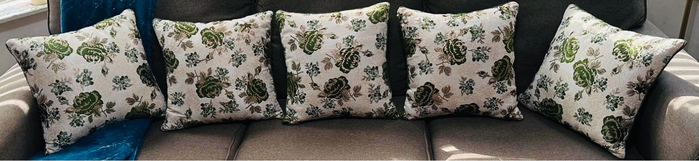 Set of 5 Decorative Throw Pillows - photo 2