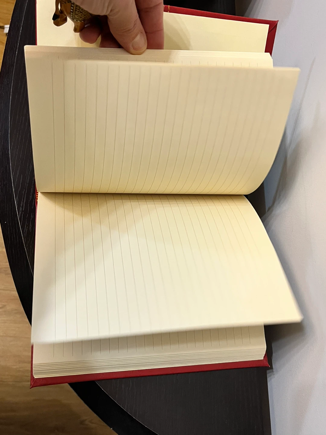 🌱 Red Leather Hardcover Lined Journal - photo 5