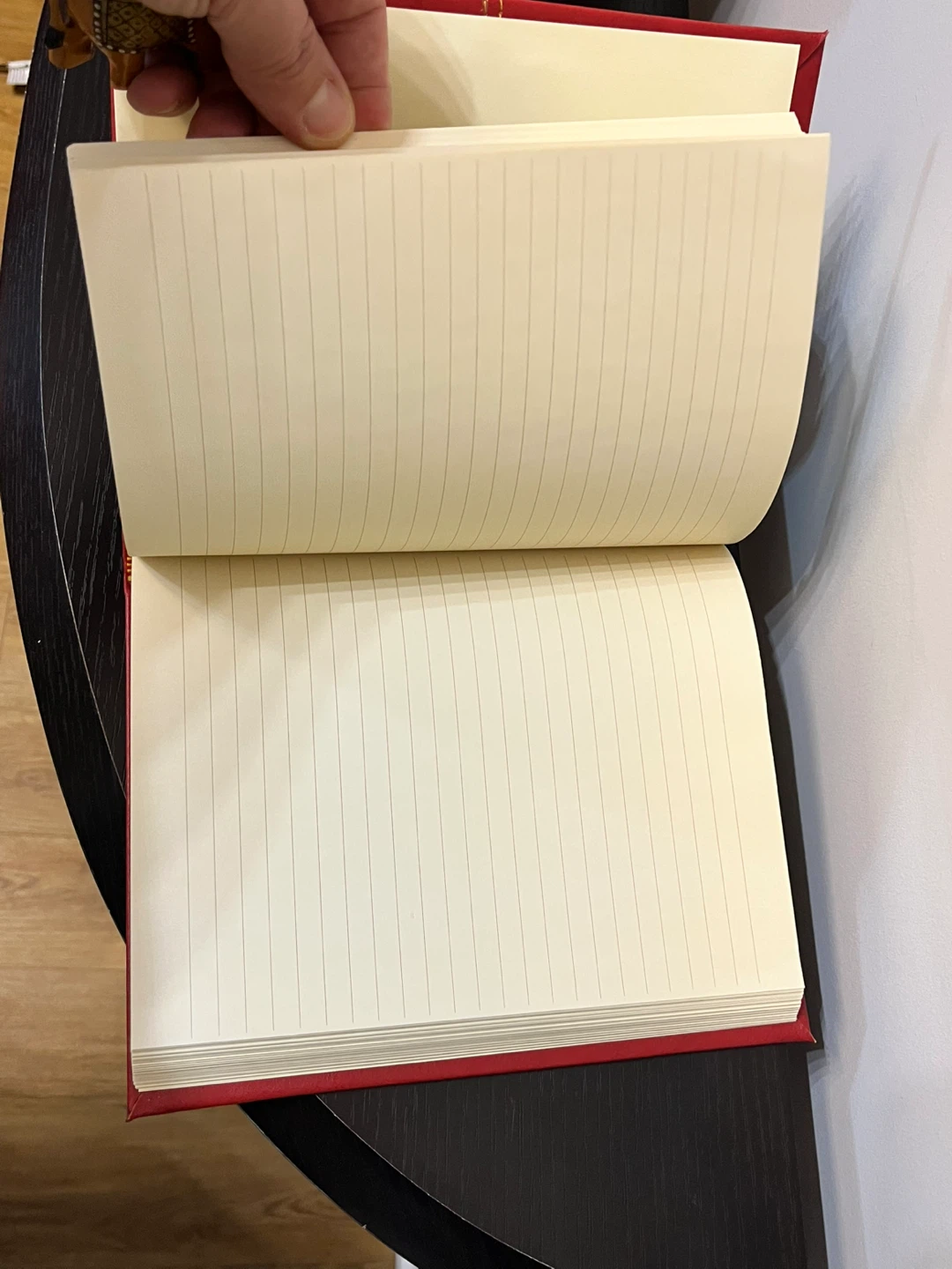🌱 Red Leather Hardcover Lined Journal - photo 4