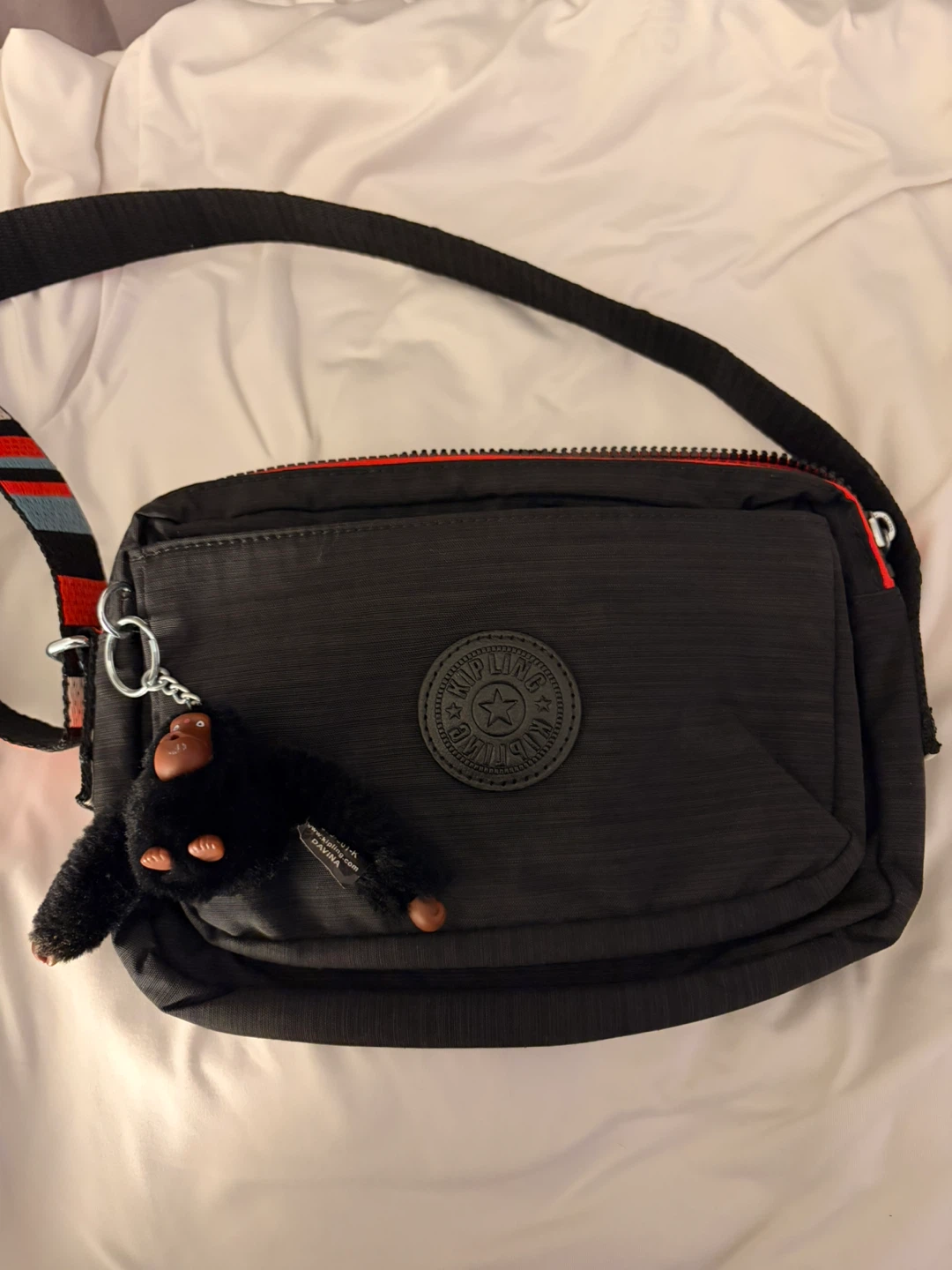 Kipling Abanu M Crossbody Bag - Black Noir - photo 4