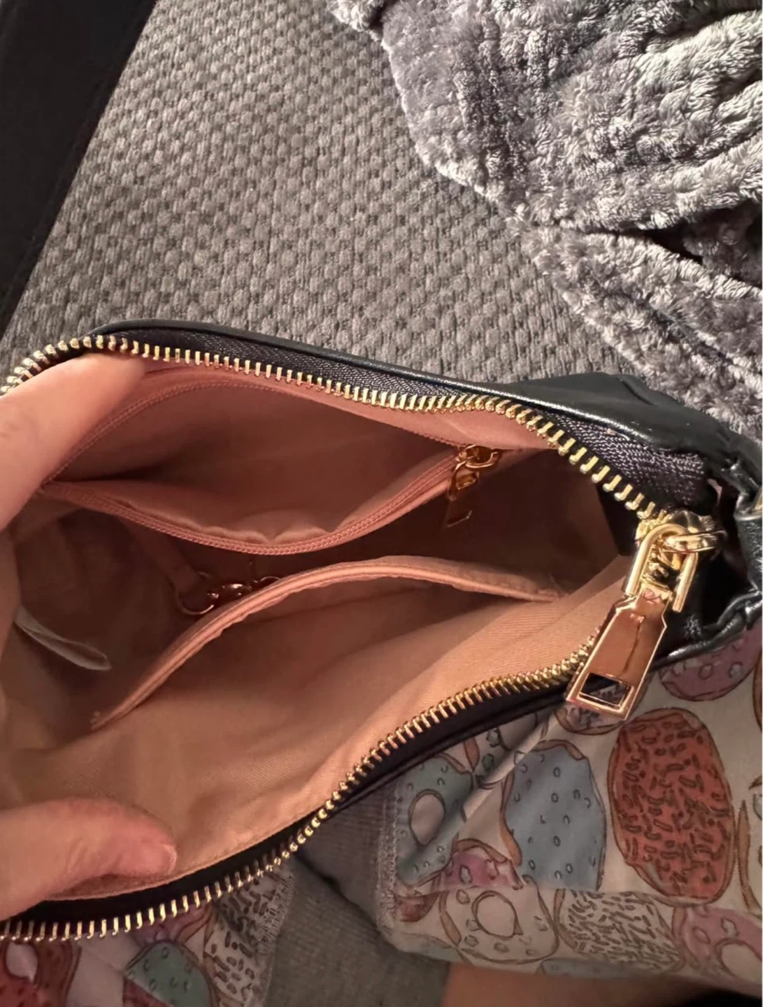 Poppy & Peonies Black soirée purse - photo 2
