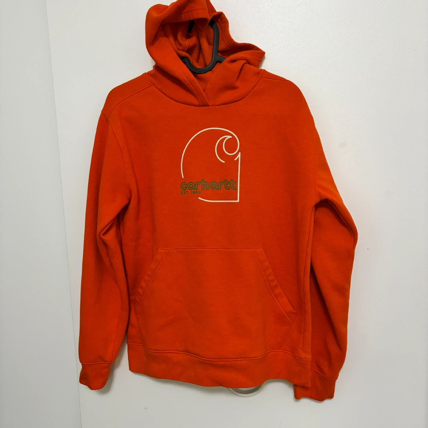 Carhartt Orange Hoodie - L/G (14-16)