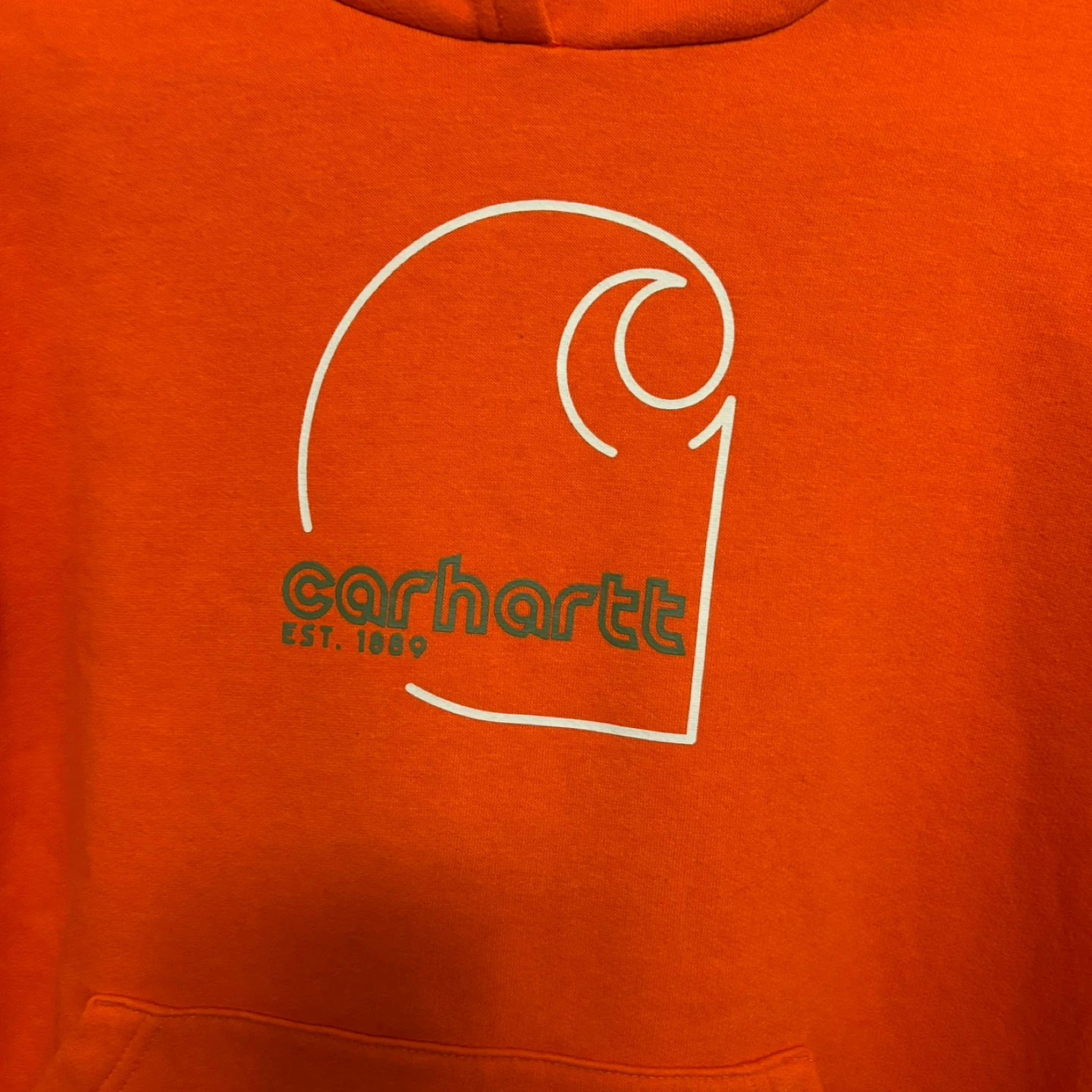 Carhartt Orange Hoodie - L/G (14-16) - photo 2
